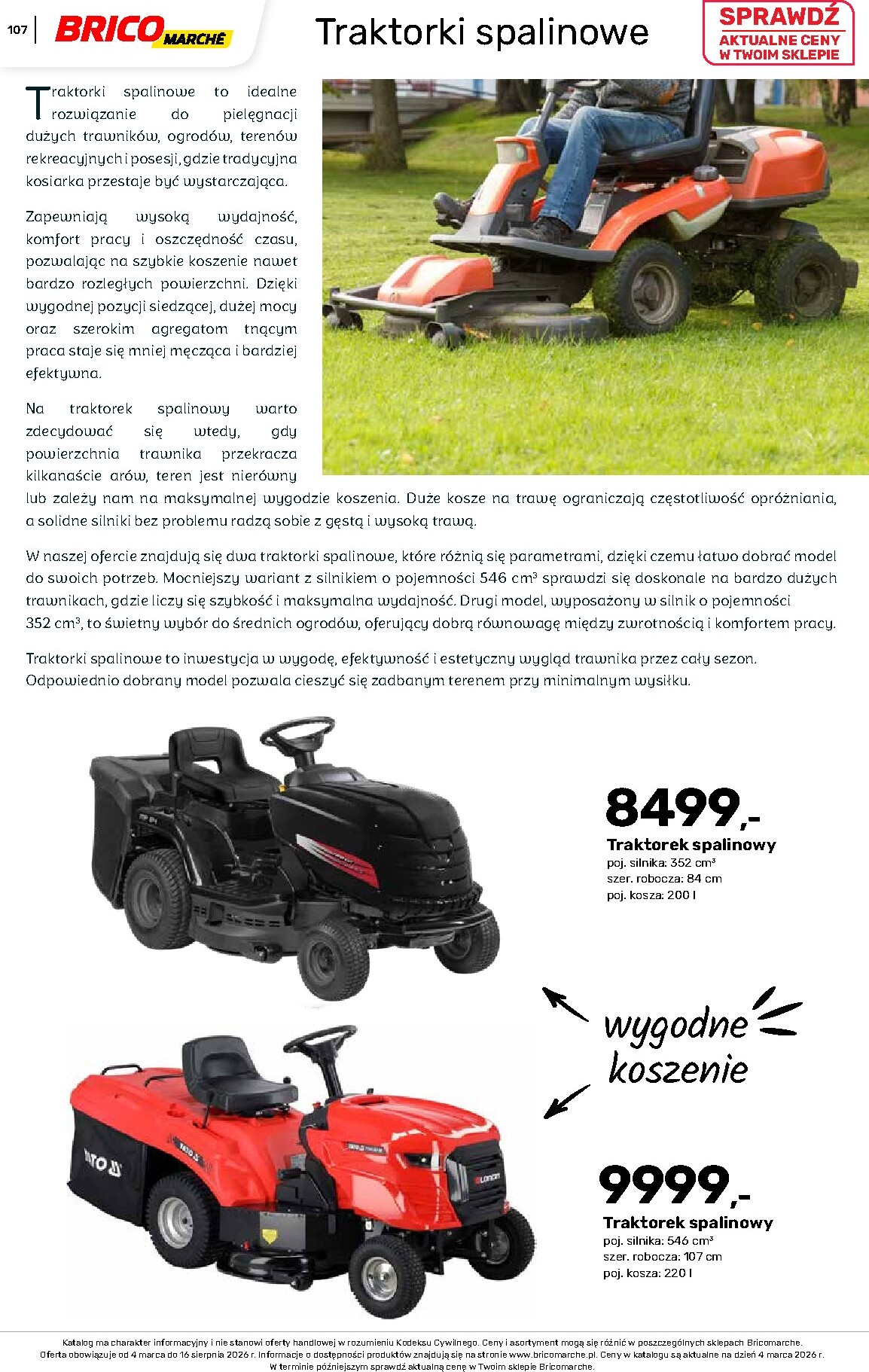 brico-marche - Gazetka Bricomarché - Katalog ogród - ważna od 04.03.2026 do 16.08.2026 - page: 107