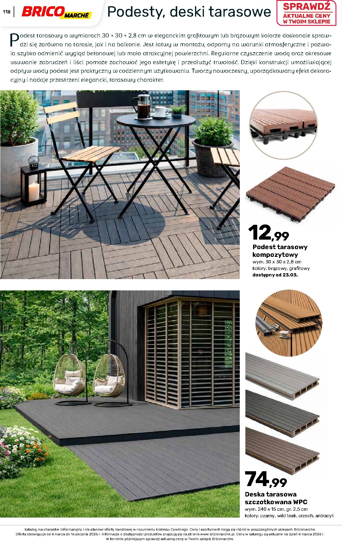 brico-marche - Gazetka Bricomarché - Katalog ogród - ważna od 04.03.2026 do 16.08.2026 - page: 118