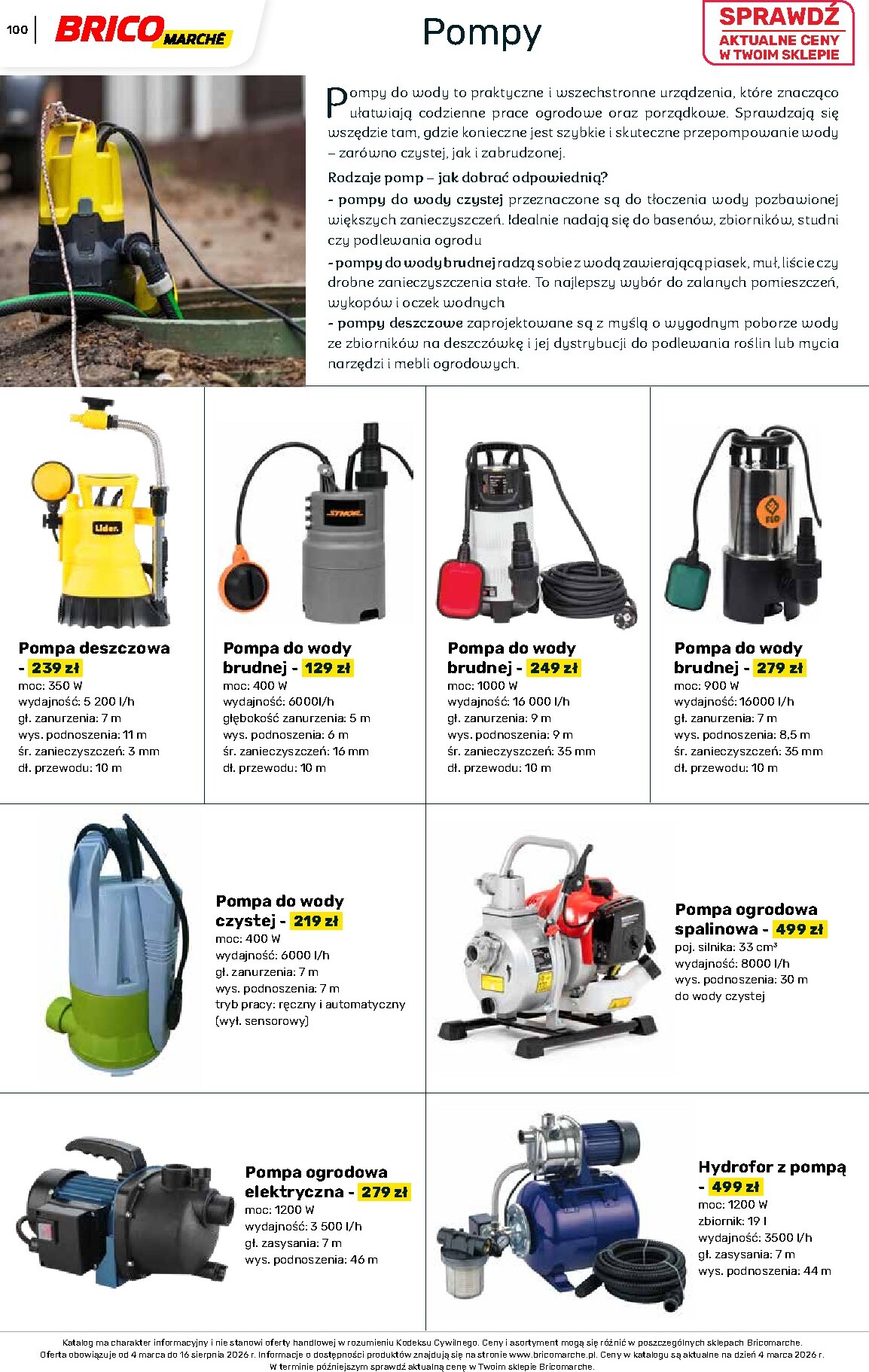 brico-marche - Gazetka Bricomarché - Katalog ogród - ważna od 04.03.2026 do 16.08.2026 - page: 100