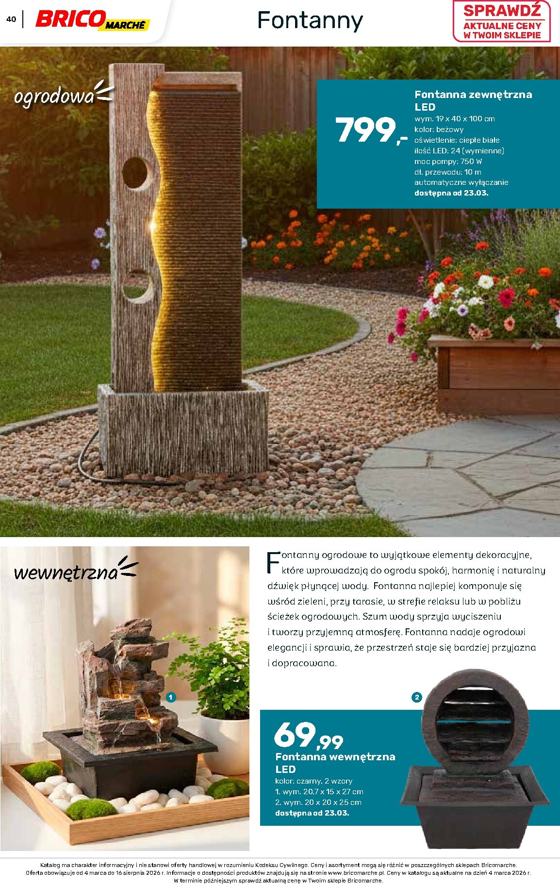 brico-marche - Gazetka Bricomarché - Katalog ogród - ważna od 04.03.2026 do 16.08.2026 - page: 40