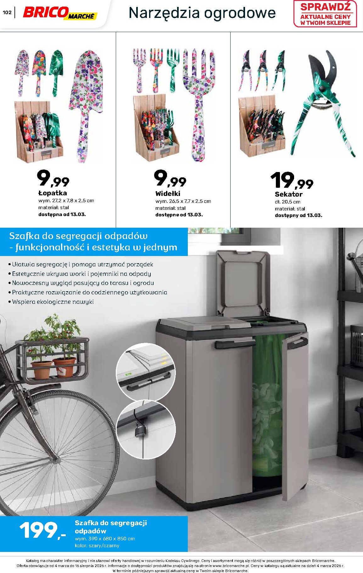 brico-marche - Gazetka Bricomarché - Katalog ogród - ważna od 04.03.2026 do 16.08.2026 - page: 102