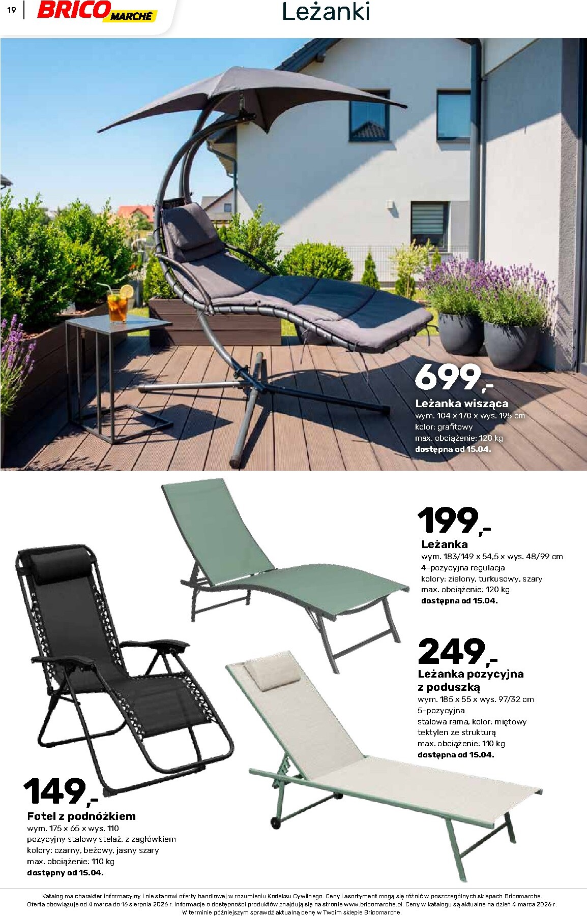 brico-marche - Gazetka Bricomarché - Katalog ogród - ważna od 04.03.2026 do 16.08.2026 - page: 19