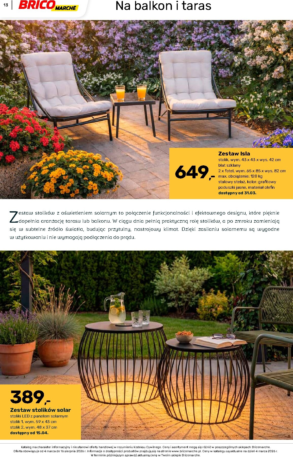 brico-marche - Gazetka Bricomarché - Katalog ogród - ważna od 04.03.2026 do 16.08.2026 - page: 13