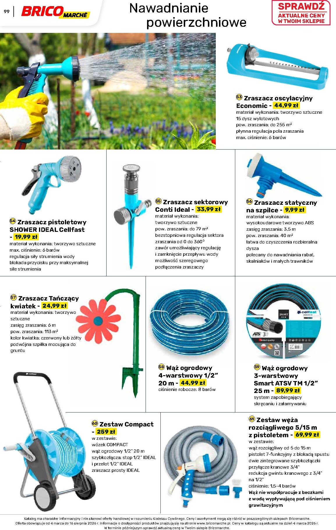 brico-marche - Gazetka Bricomarché - Katalog ogród - ważna od 04.03.2026 do 16.08.2026 - page: 99