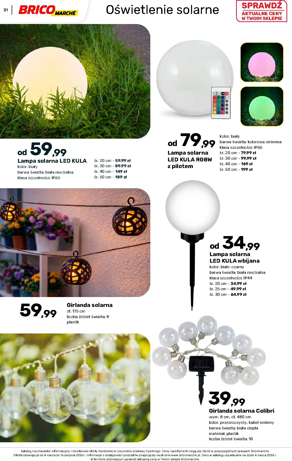 brico-marche - Gazetka Bricomarché - Katalog ogród - ważna od 04.03.2026 do 16.08.2026 - page: 31