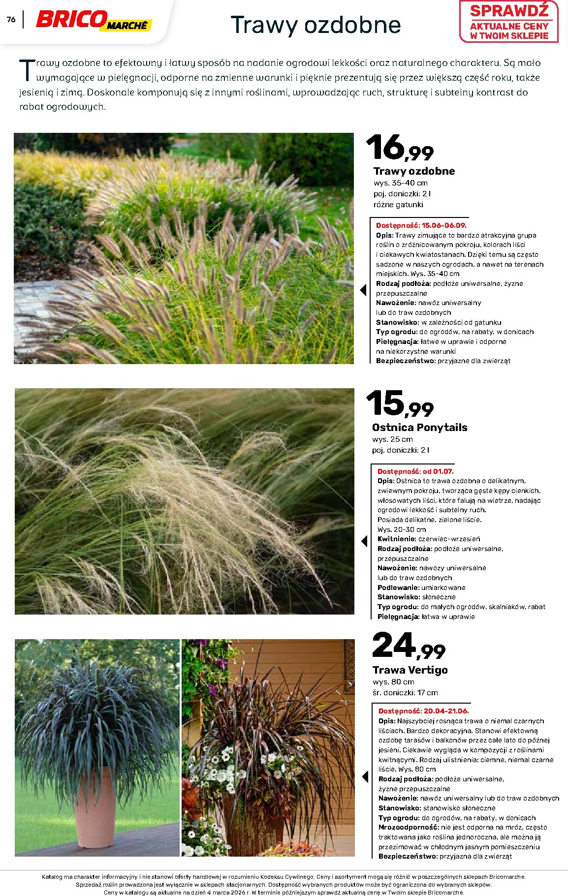 brico-marche - Gazetka Bricomarché - Katalog ogród - ważna od 04.03.2026 do 16.08.2026 - page: 76