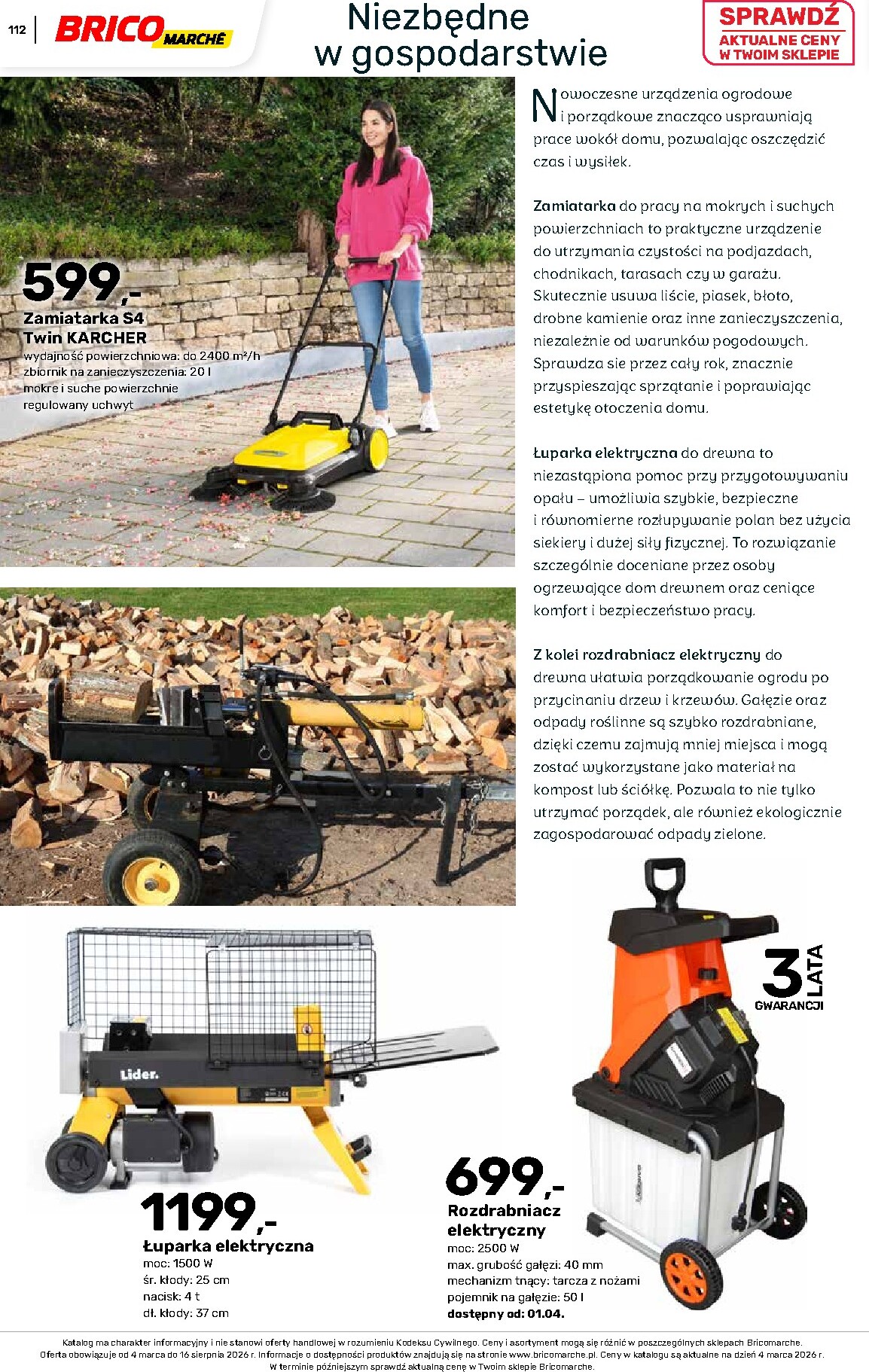 brico-marche - Gazetka Bricomarché - Katalog ogród - ważna od 04.03.2026 do 16.08.2026 - page: 112