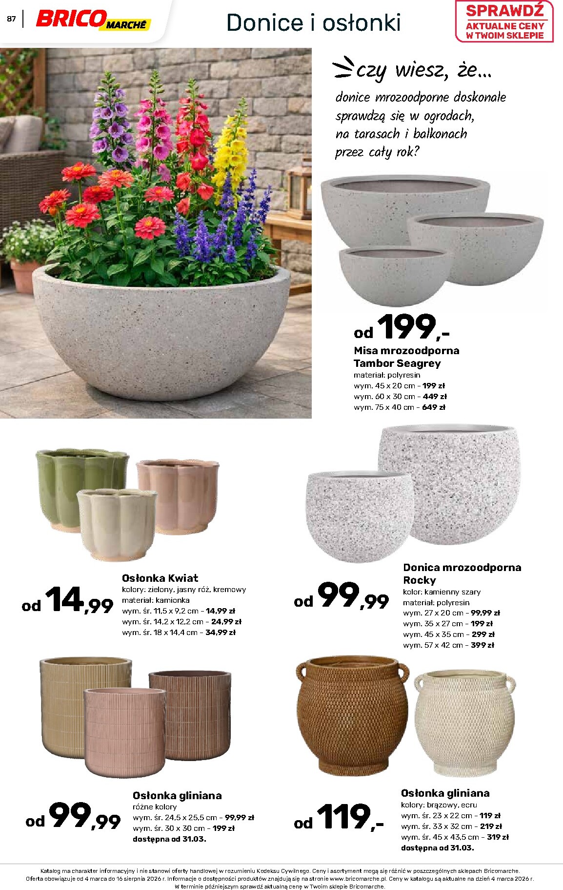 brico-marche - Gazetka Bricomarché - Katalog ogród - ważna od 04.03.2026 do 16.08.2026 - page: 87