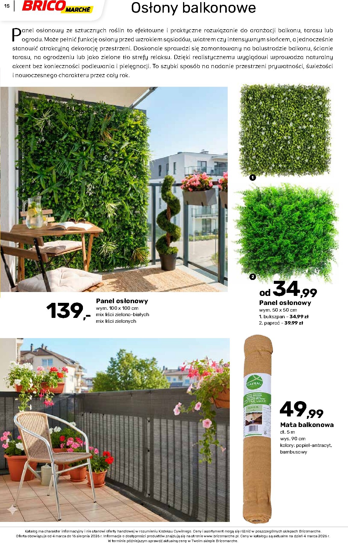 brico-marche - Gazetka Bricomarché - Katalog ogród - ważna od 04.03.2026 do 16.08.2026 - page: 15