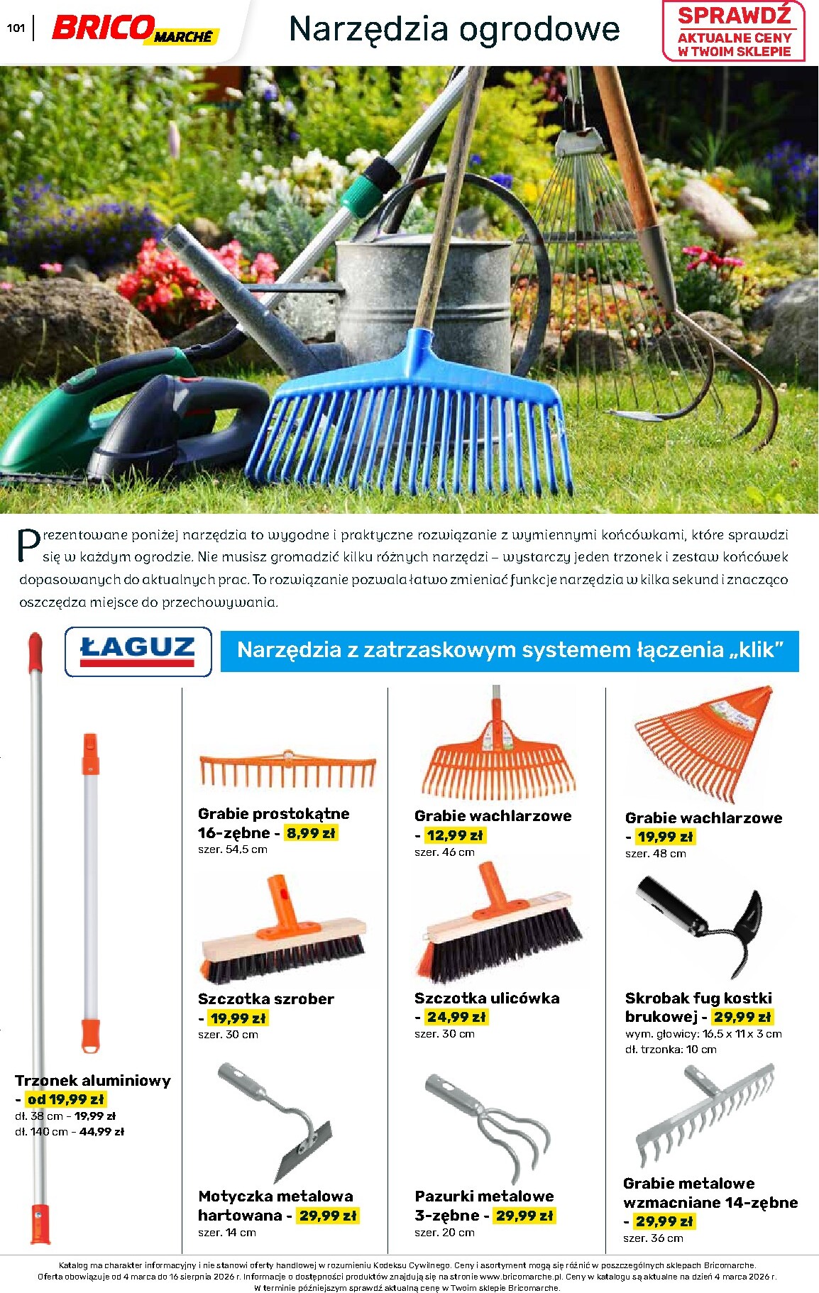 brico-marche - Gazetka Bricomarché - Katalog ogród - ważna od 04.03.2026 do 16.08.2026 - page: 101