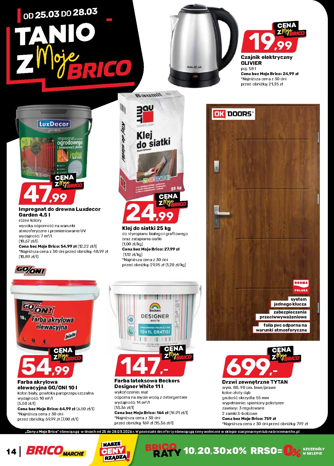 brico-marche - Gazetka Bricomarché - ważna od 25.03.2026 do 04.04.2026 - page: 14