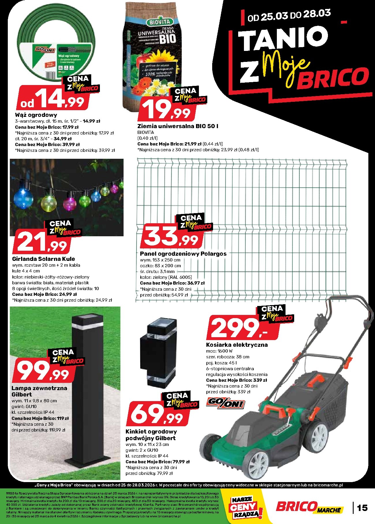 brico-marche - Gazetka Bricomarché - ważna od 25.03.2026 do 04.04.2026 - page: 15