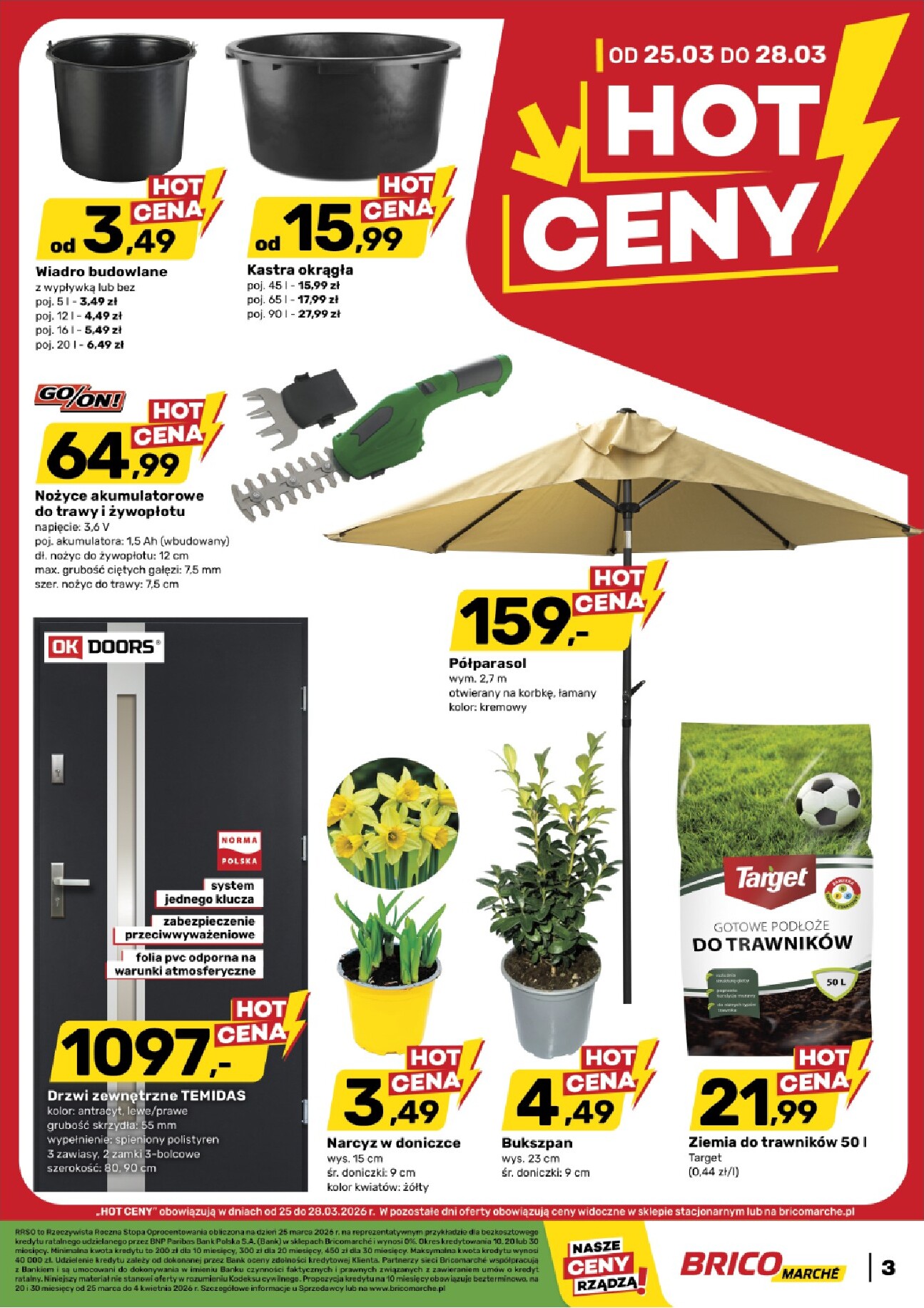 brico-marche - Gazetka Bricomarché - Hot ceny - ważna od 25.03.2026 do 28.03.2026 - page: 3