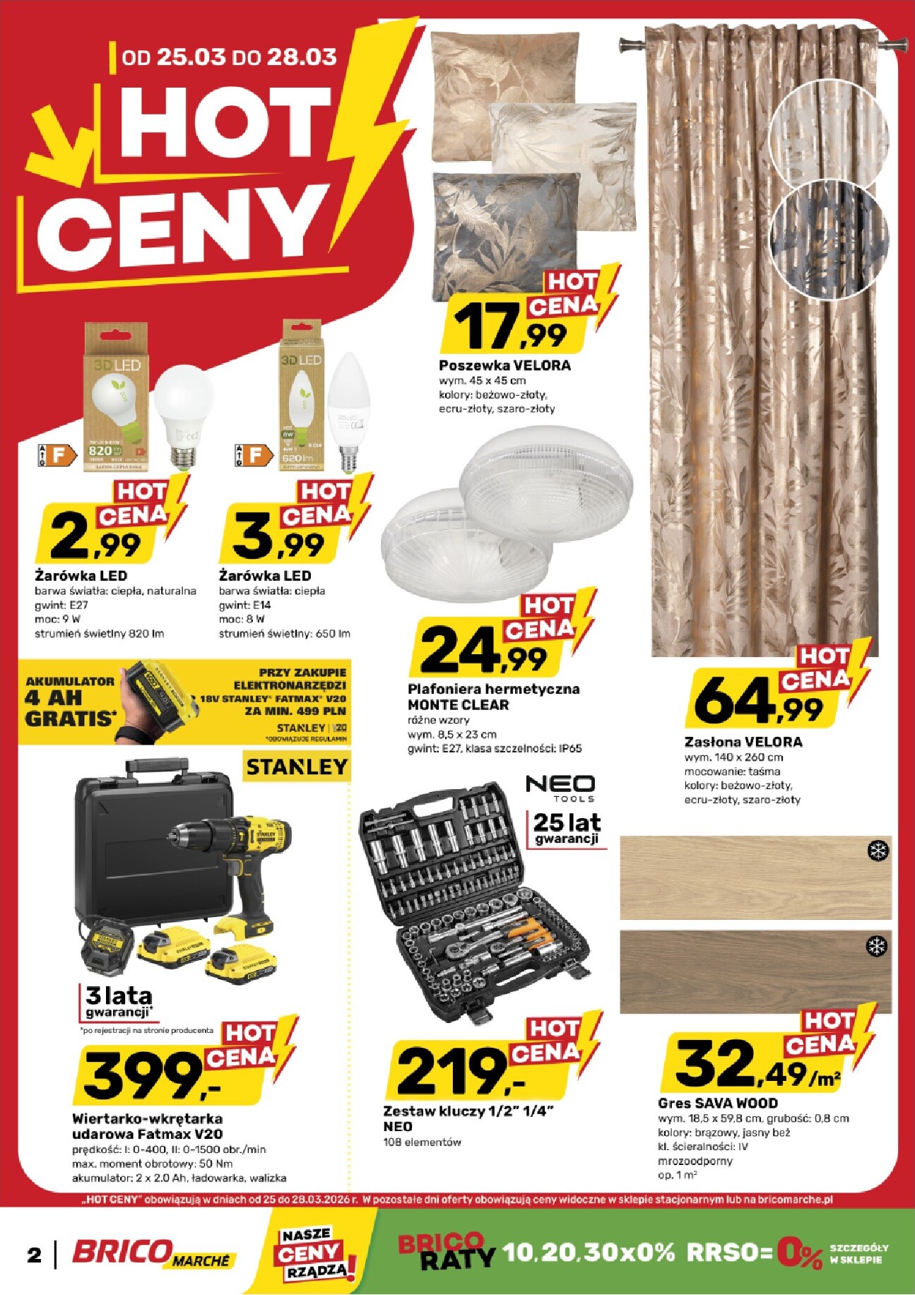 brico-marche - Gazetka Bricomarché - Hot ceny - ważna od 25.03.2026 do 28.03.2026 - page: 2