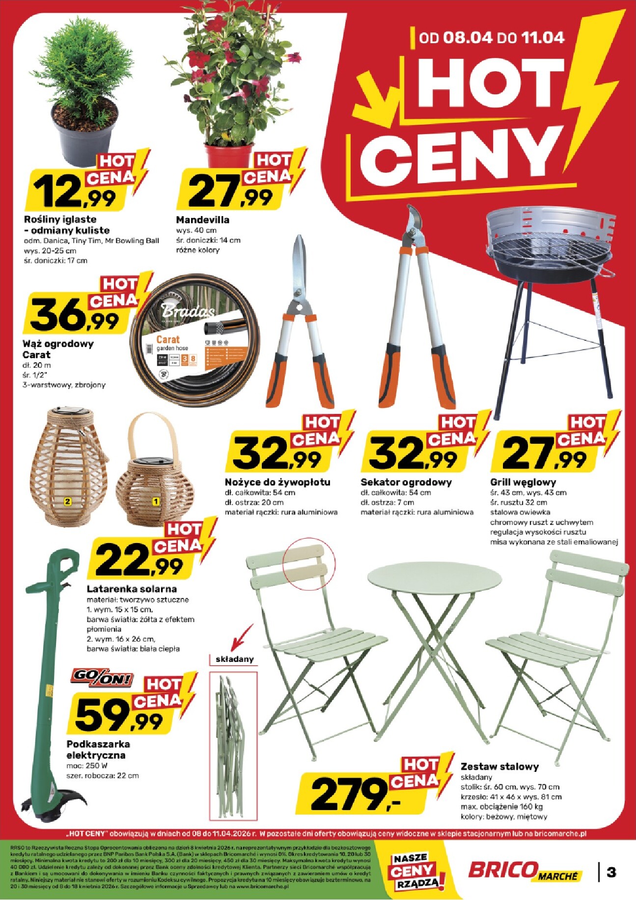brico-marche - Gazetka Bricomarché - Hot ceny - ważna od 08.04.2026 do 11.04.2026 - page: 3