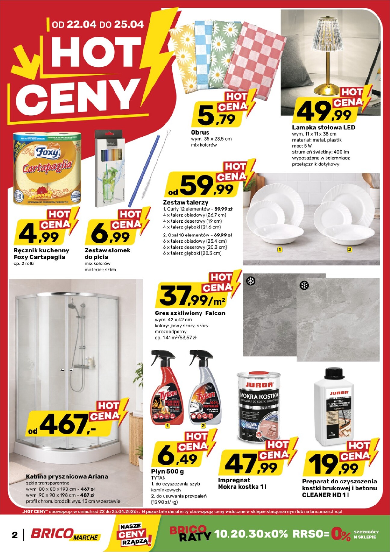 brico-marche - Nowa gazetka Bricomarché - Hot ceny ważna od 22.04.2026 do 25.04.2026 - page: 2