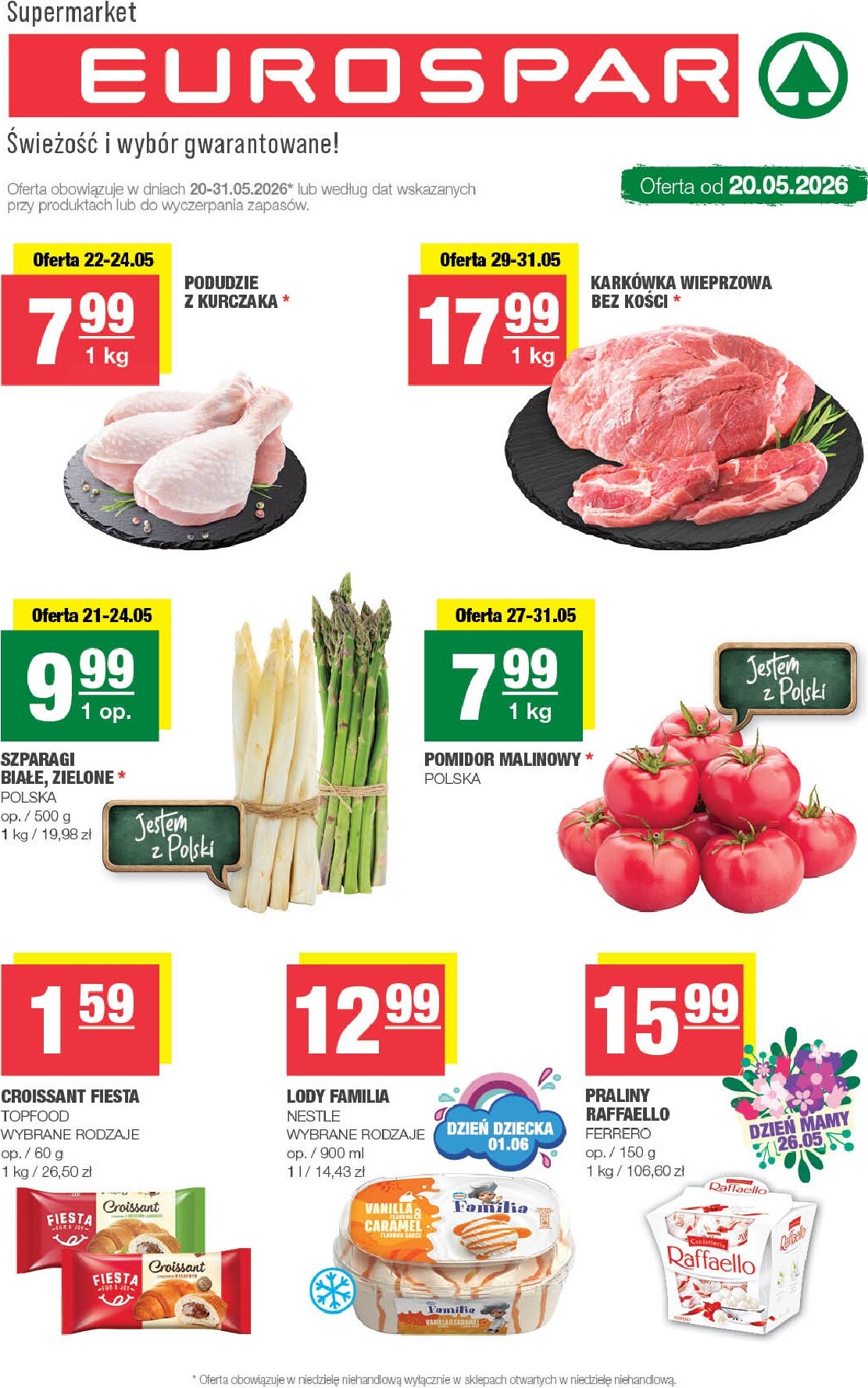 spar - Nowa gazetka EUROSPAR ważna od 20.05.2026 do 31.05.2026 - page: 1