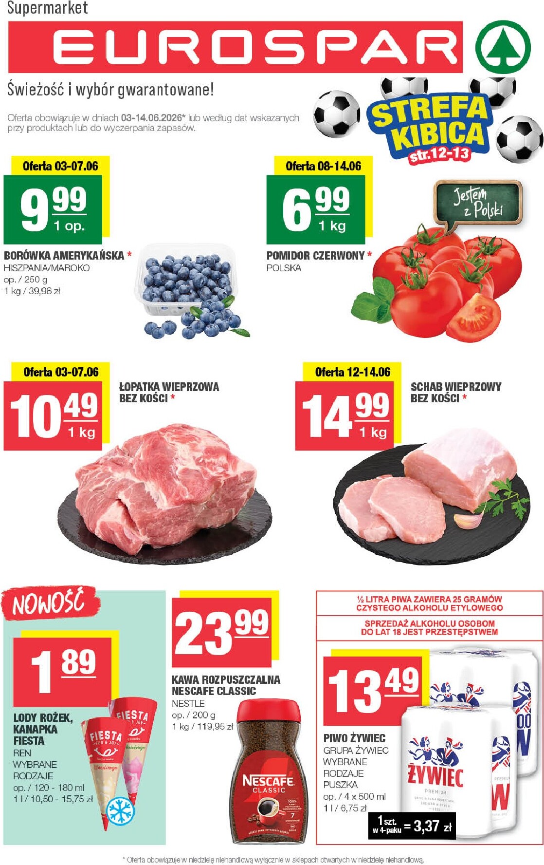 spar - Nowa gazetka EUROSPAR ważna od 03.06.2026 do 14.06.2026