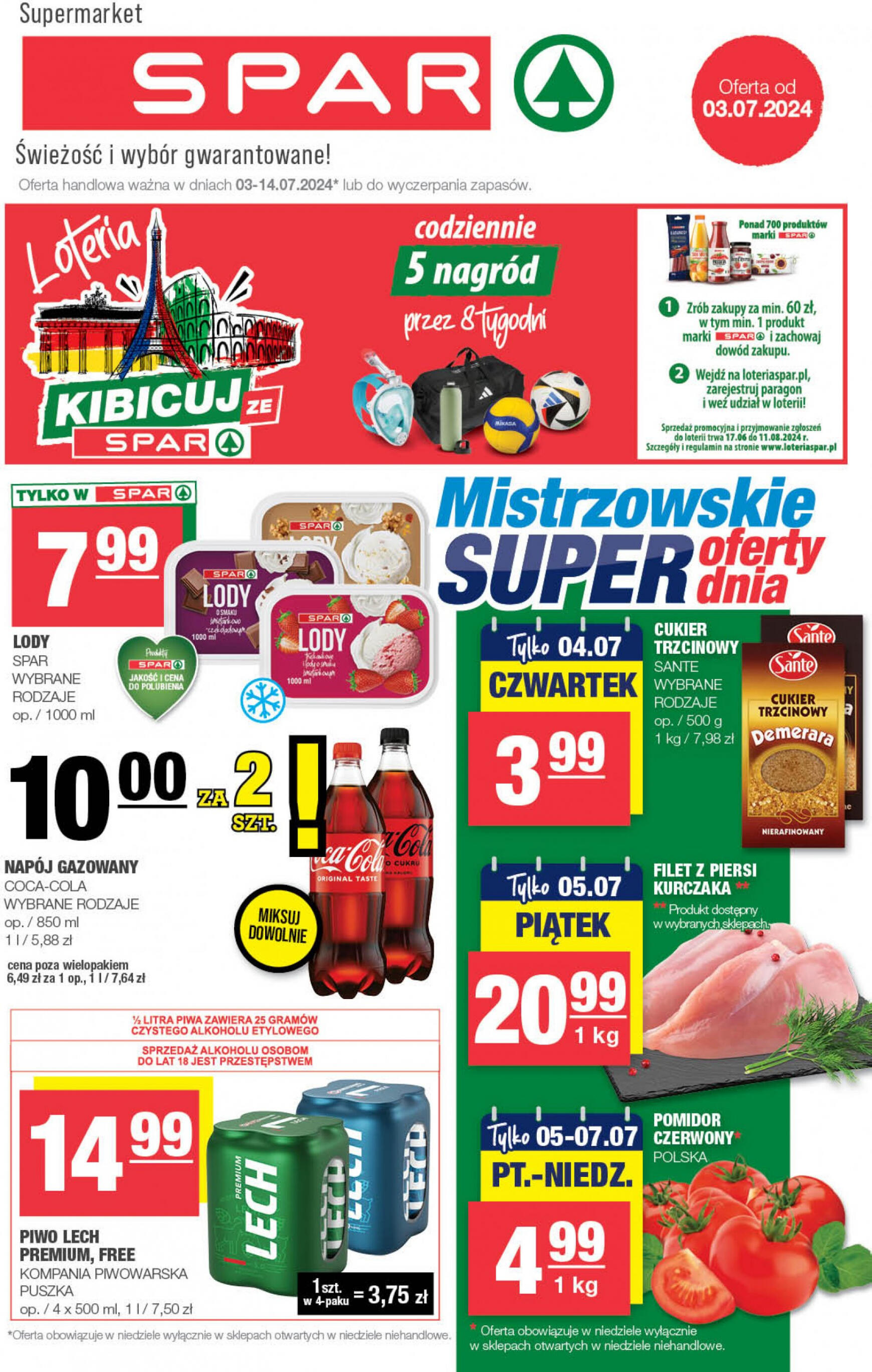 spar - SPAR gazetka aktualna ważna od 03.07. - 14.07. - page: 1