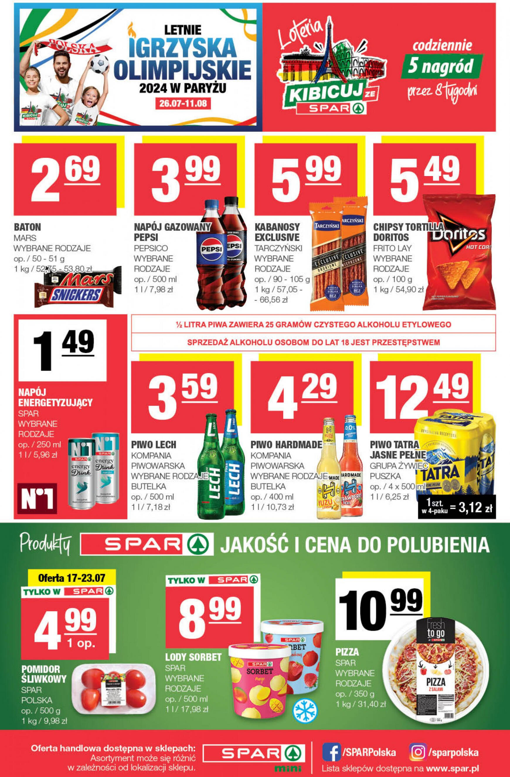 spar - SPAR - Mini gazetka aktualna ważna od 17.07. - 28.07. - page: 4