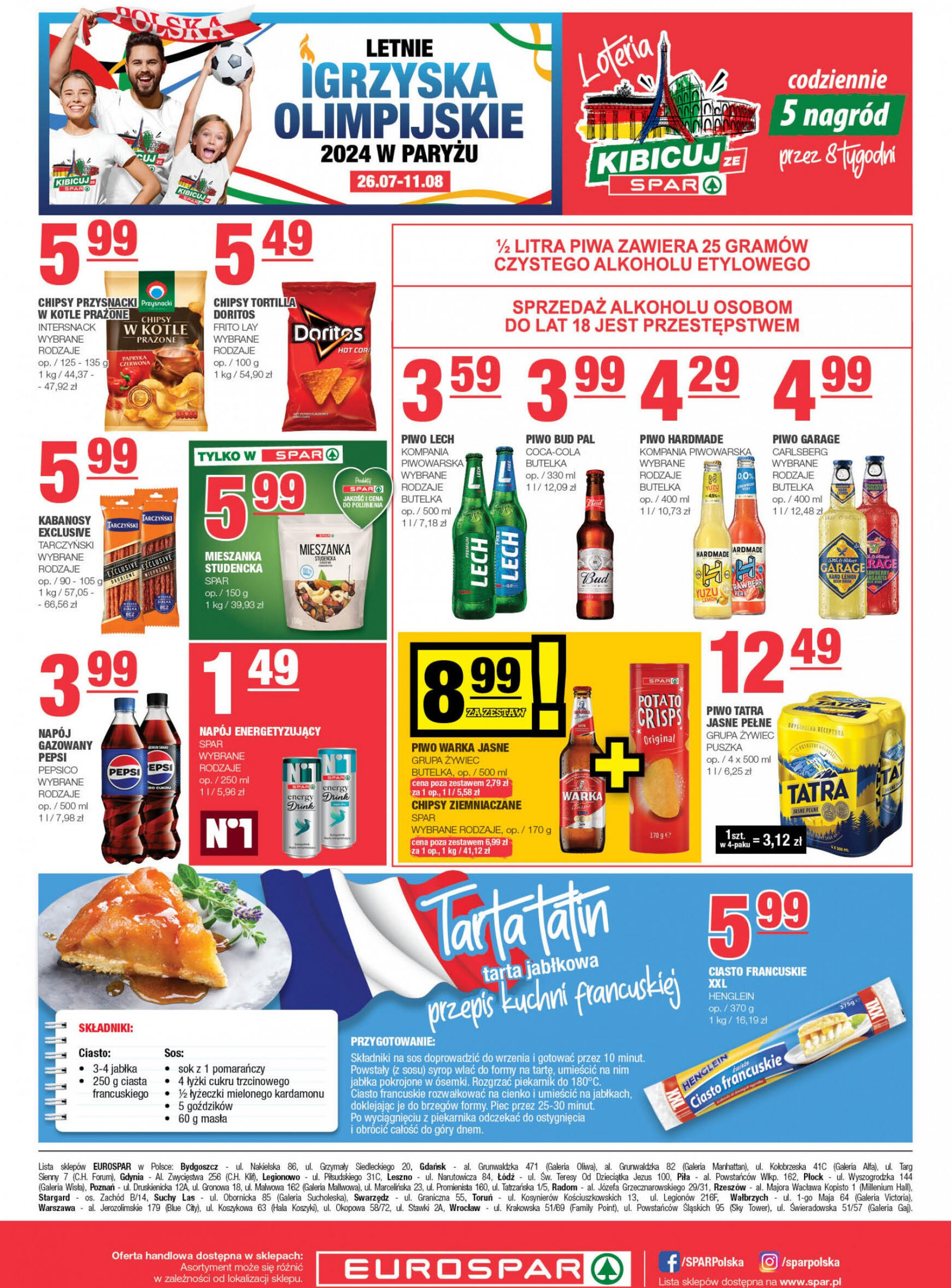 spar - EUROSPAR gazetka aktualna ważna od 17.07. - 28.07. - page: 8