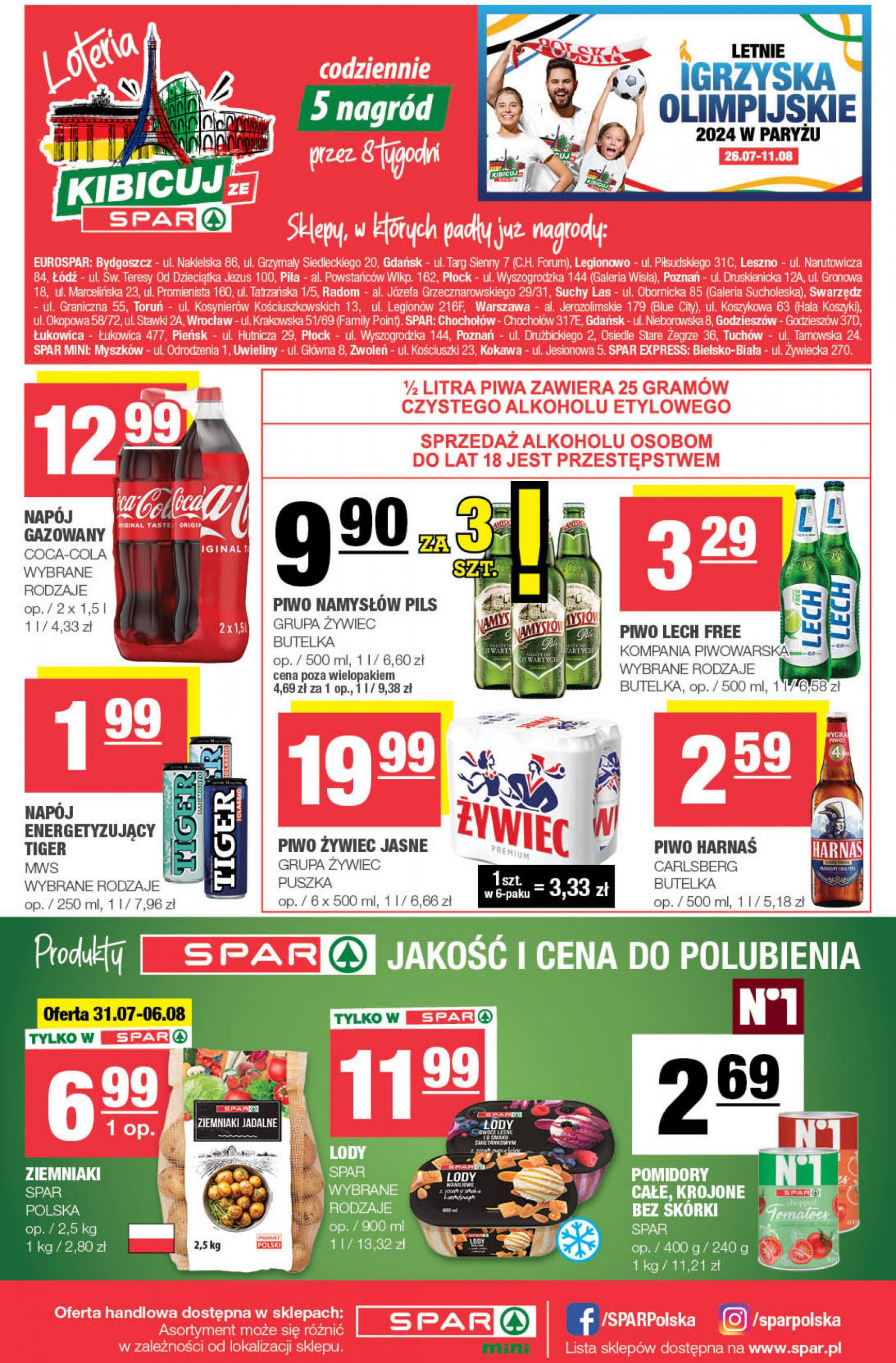 spar - SPAR - Mini gazetka aktualna ważna od 31.07. - 11.08. - page: 4