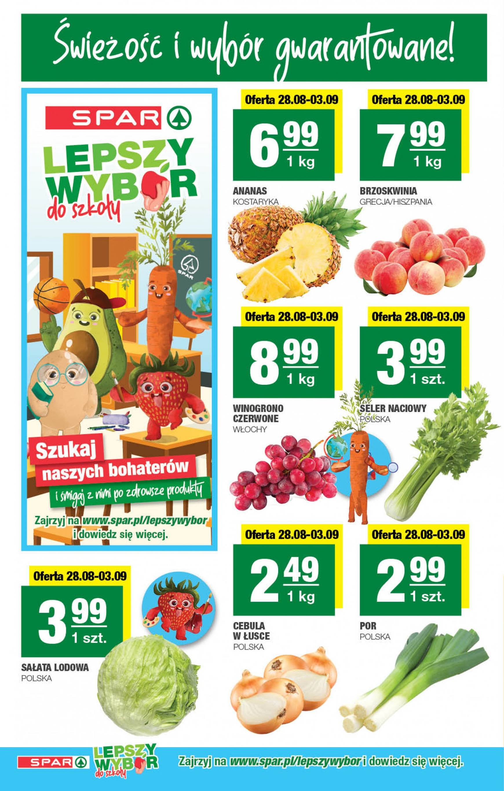 spar - Aktualna SPAR gazetka ważna od 28.08. - 08.09. - page: 2