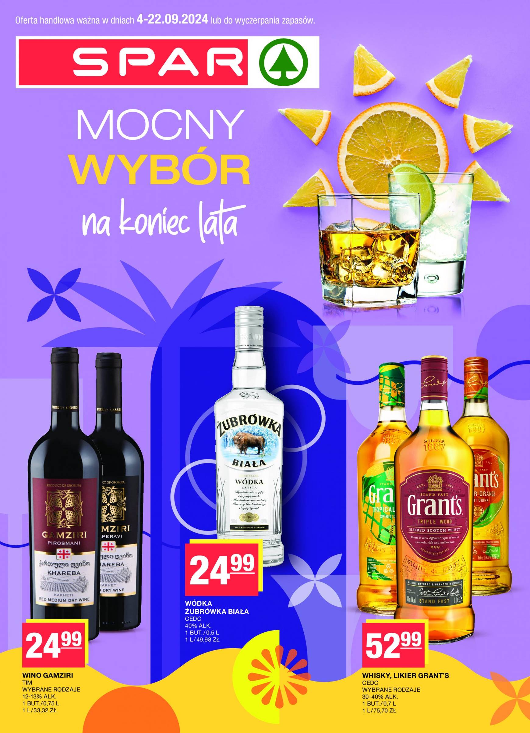 spar - Aktualna SPAR - Katalog alkoholowy gazetka ważna od 04.09. - 22.09.