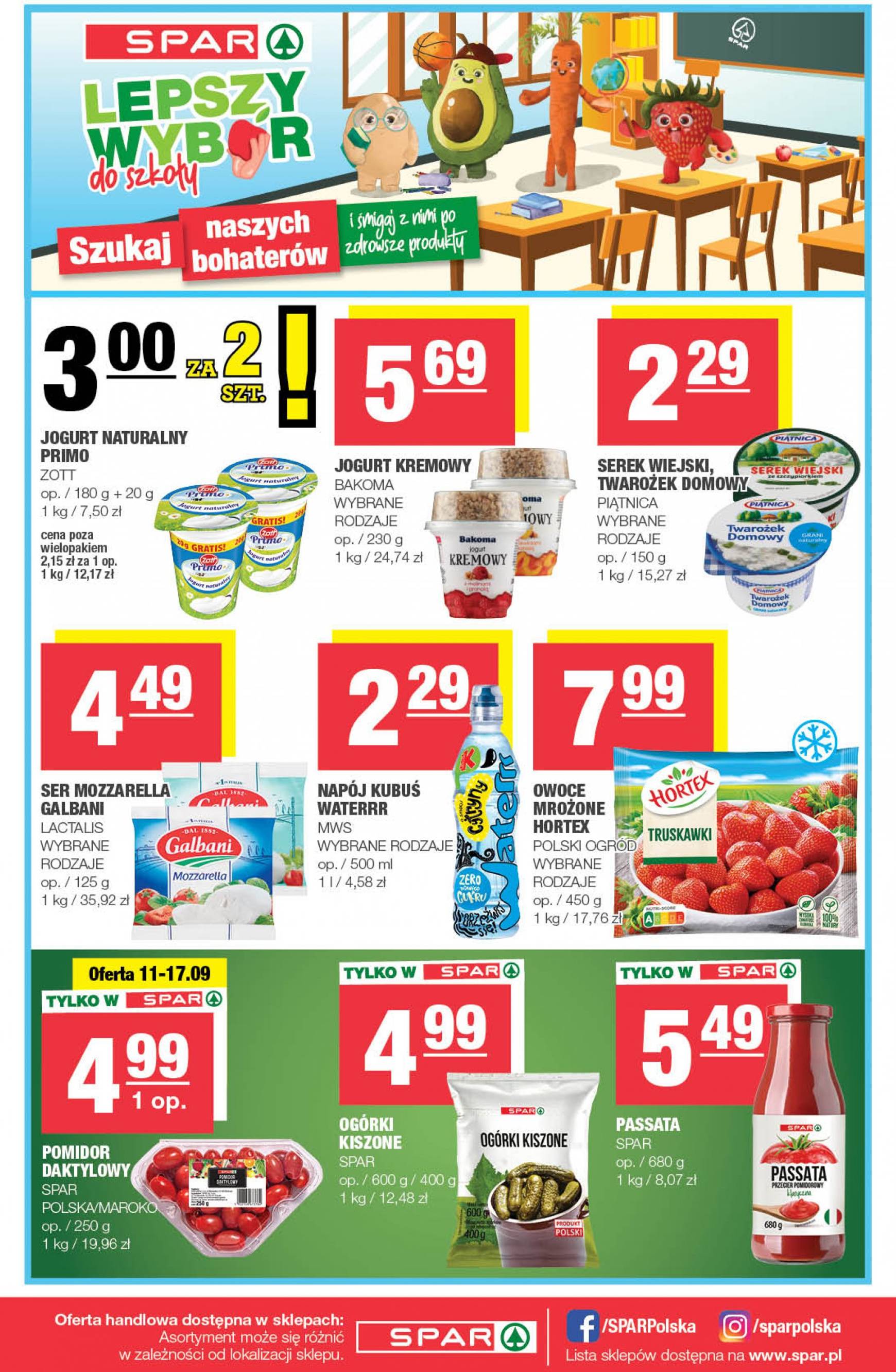 spar - Aktualna SPAR gazetka ważna od 11.09. - 22.09. - page: 8