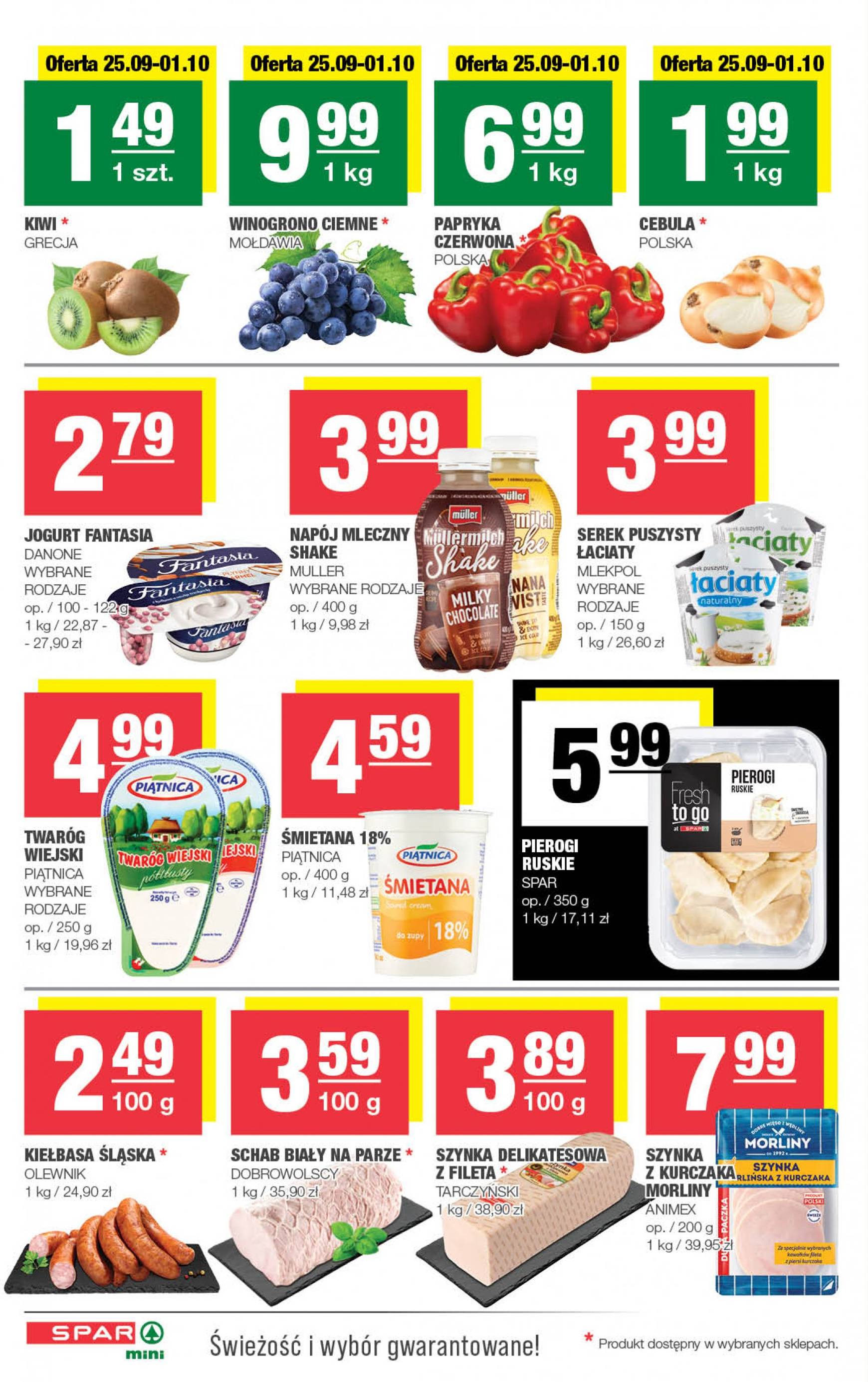 spar - Aktualna SPAR - Mini gazetka ważna od 25.09. - 06.10. - page: 2