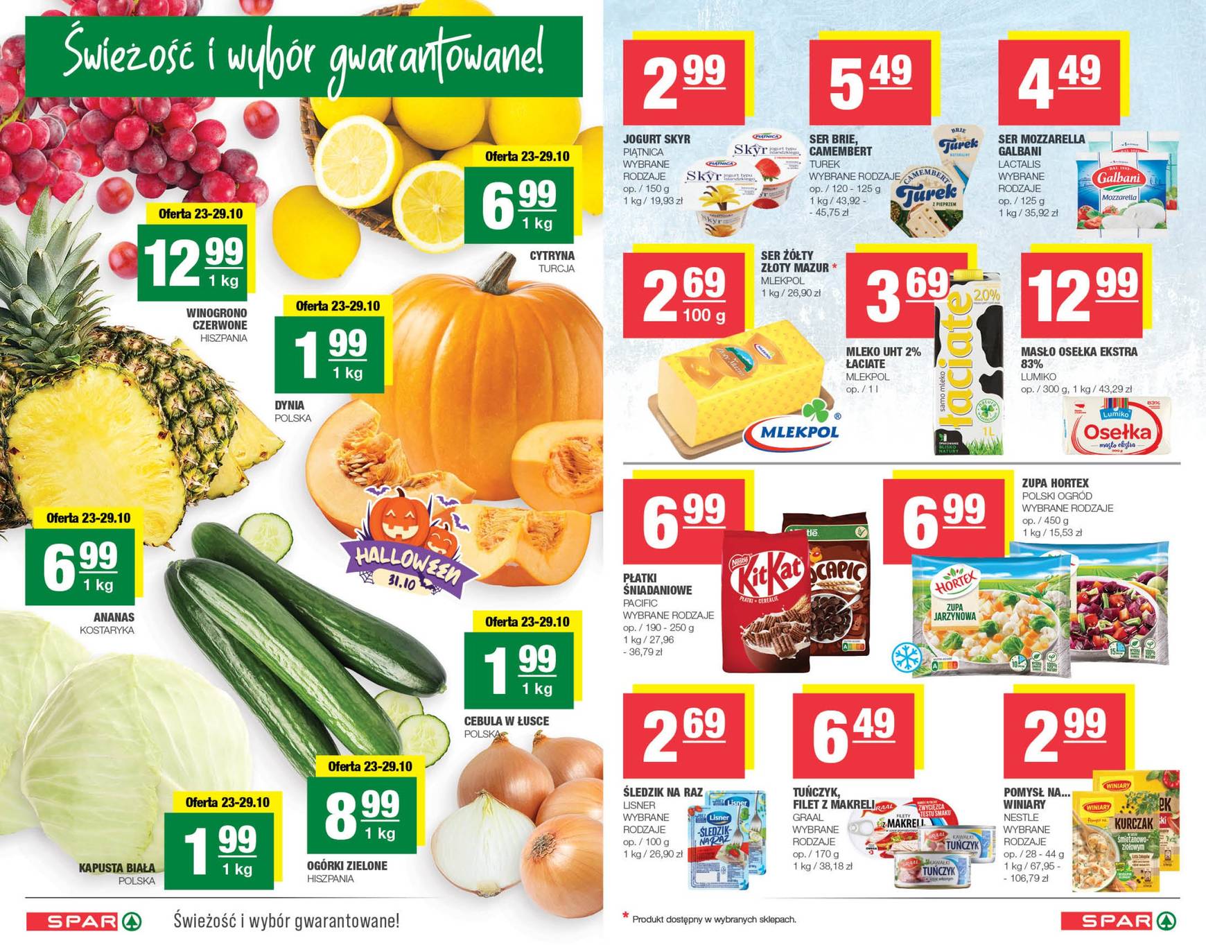 spar - SPAR gazetka ważna od 23.10. - 03.11. - page: 2