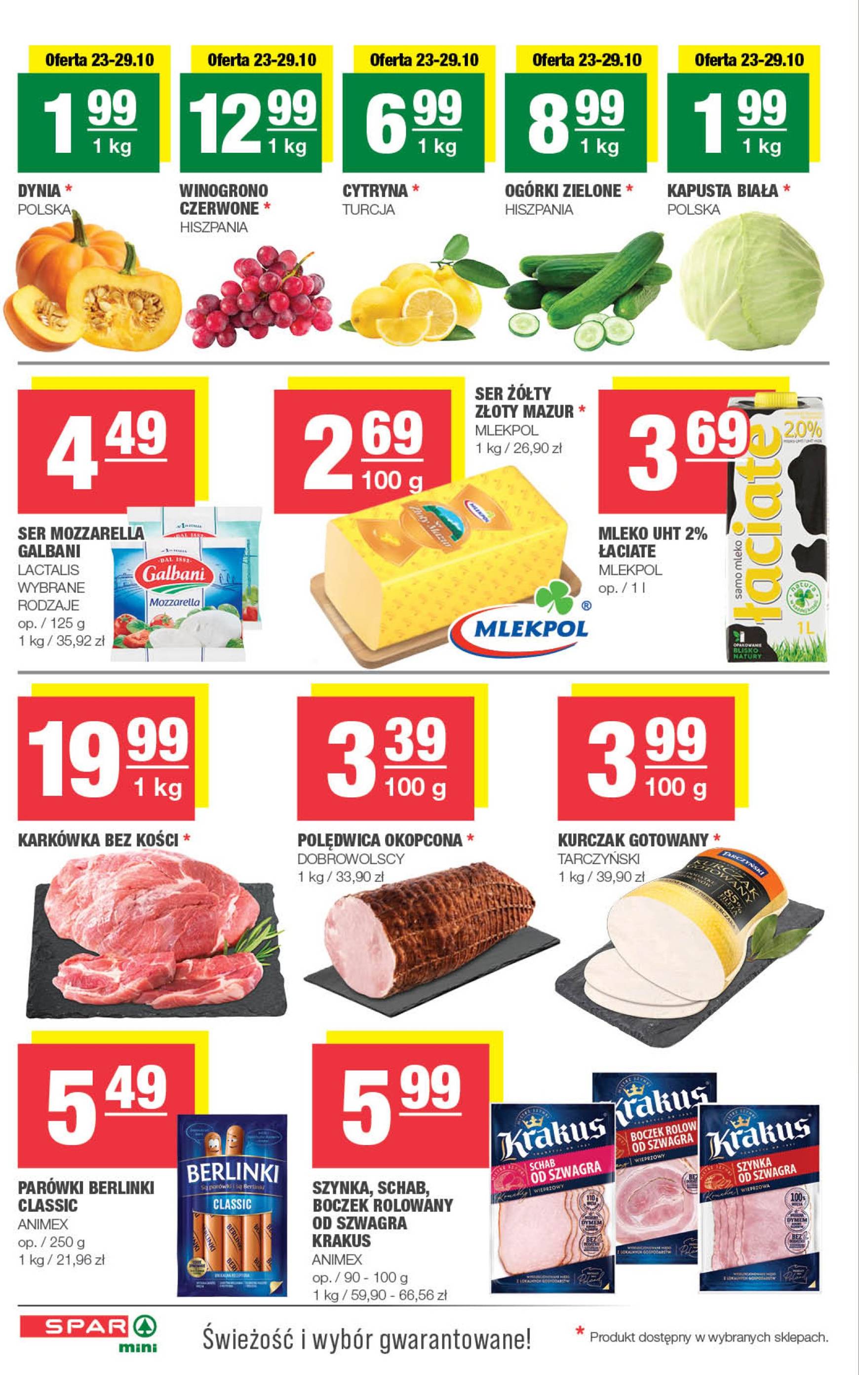 spar - SPAR - Mini gazetka ważna od 23.10. - 03.11. - page: 2