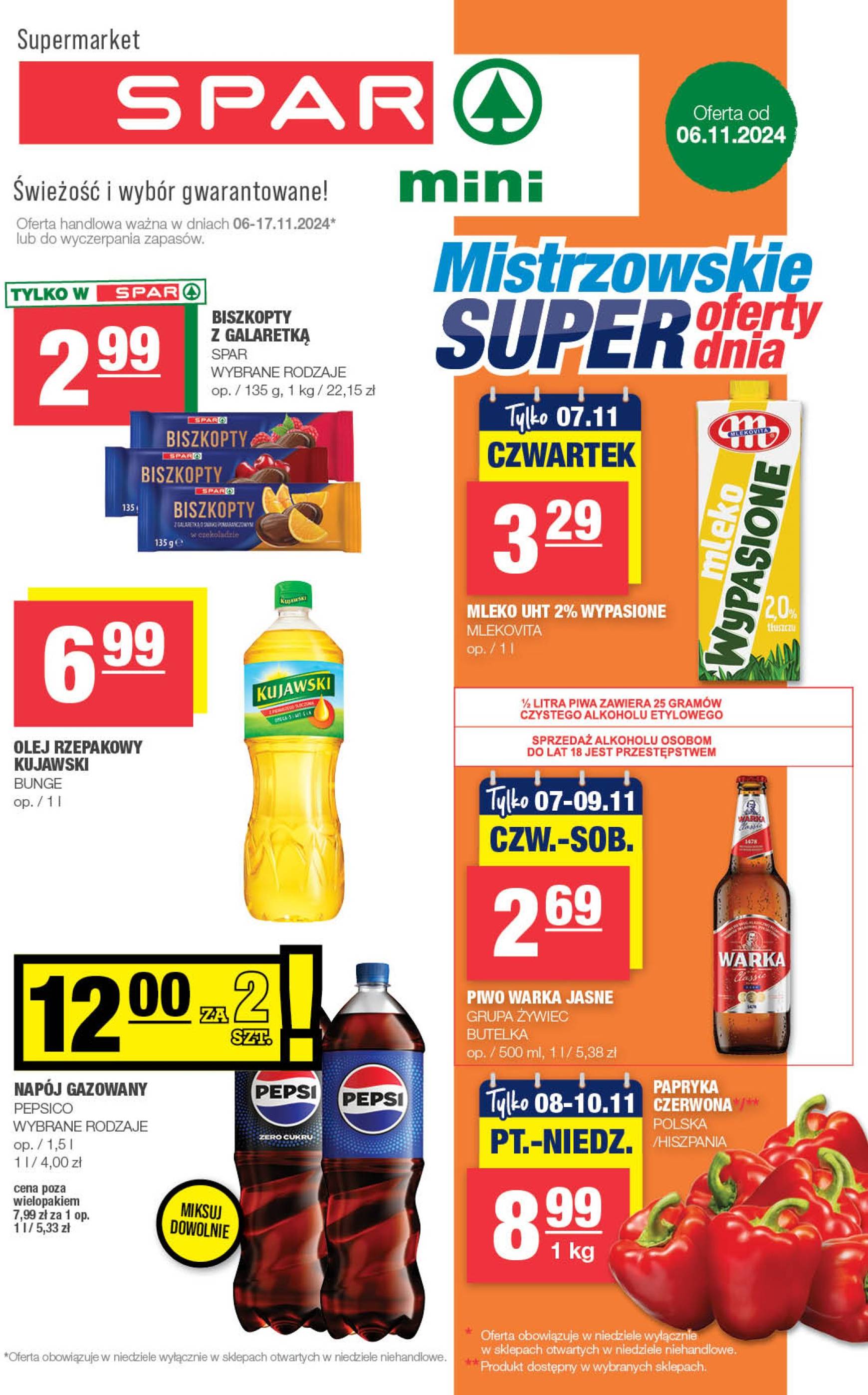 spar - SPAR - Mini gazetka ważna od 06.11. - 17.11.