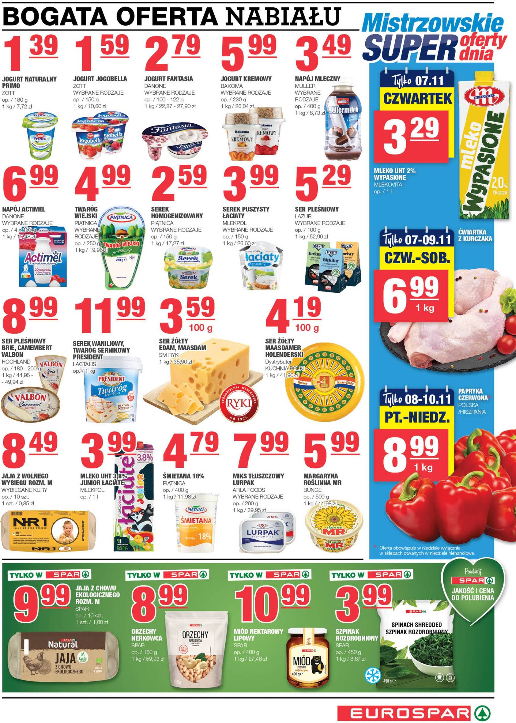 spar - EUROSPAR gazetka ważna od 06.11. - 17.11. - page: 3