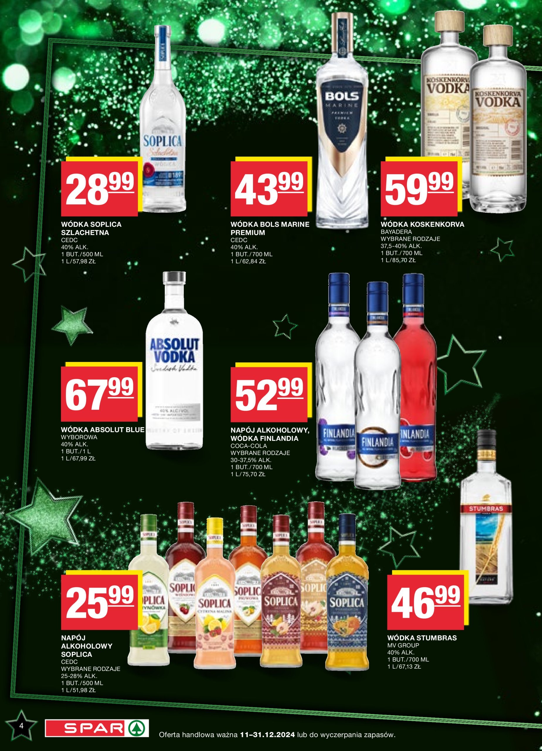 spar - SPAR - Katalog alkoholowy gazetka ważna od 11.12. - 31.12. - page: 4