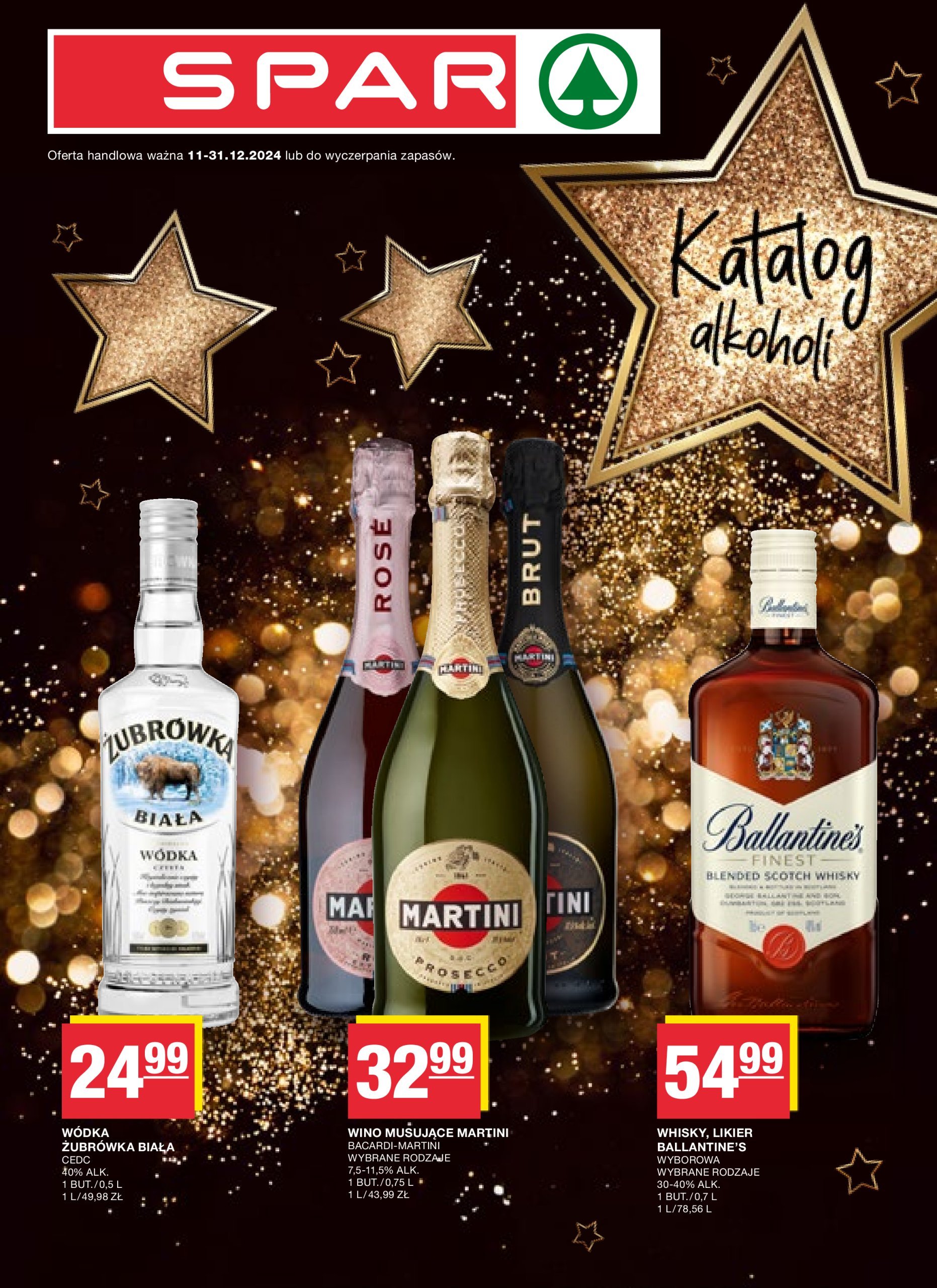 spar - SPAR - Katalog alkoholowy gazetka ważna od 11.12. - 31.12.