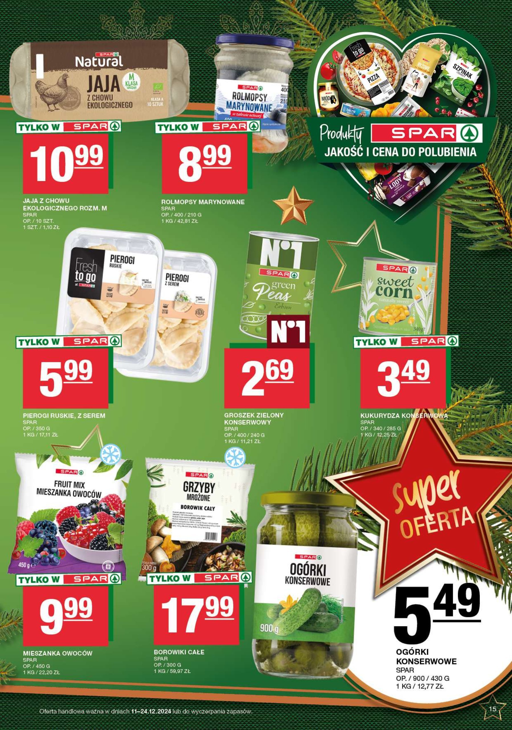 spar - EUROSPAR gazetka ważna od 09.12. - 24.12. - page: 15