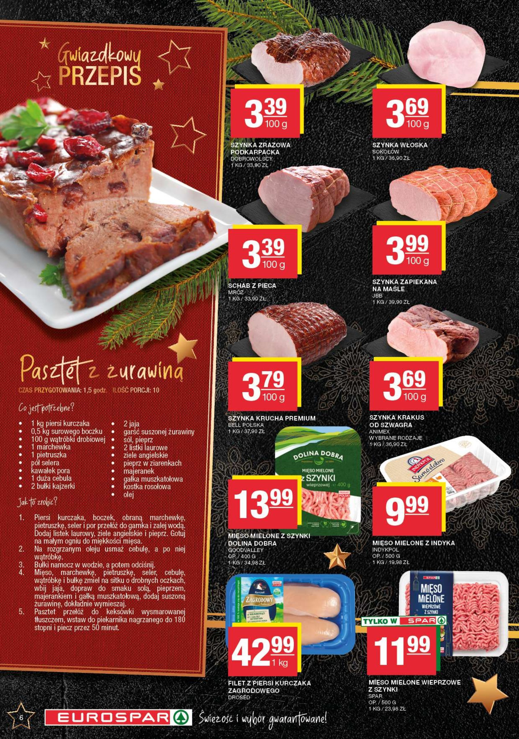 spar - EUROSPAR gazetka ważna od 09.12. - 24.12. - page: 6