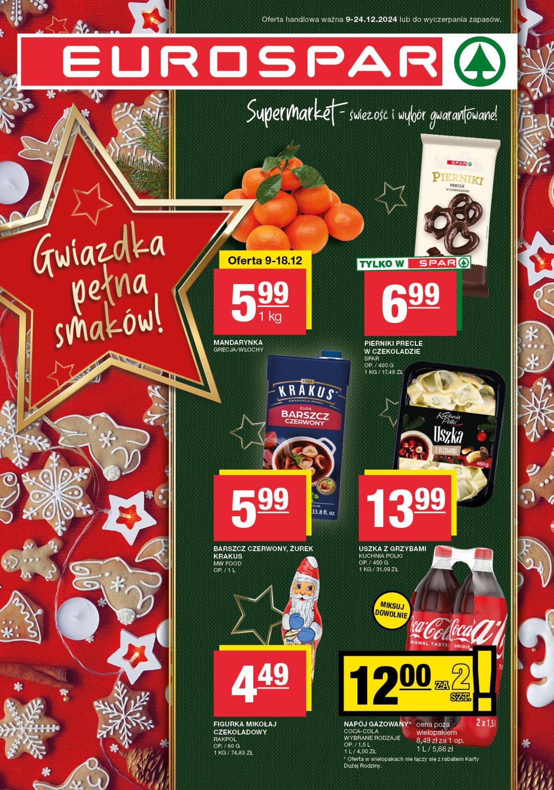 spar - EUROSPAR gazetka ważna od 09.12. - 24.12.