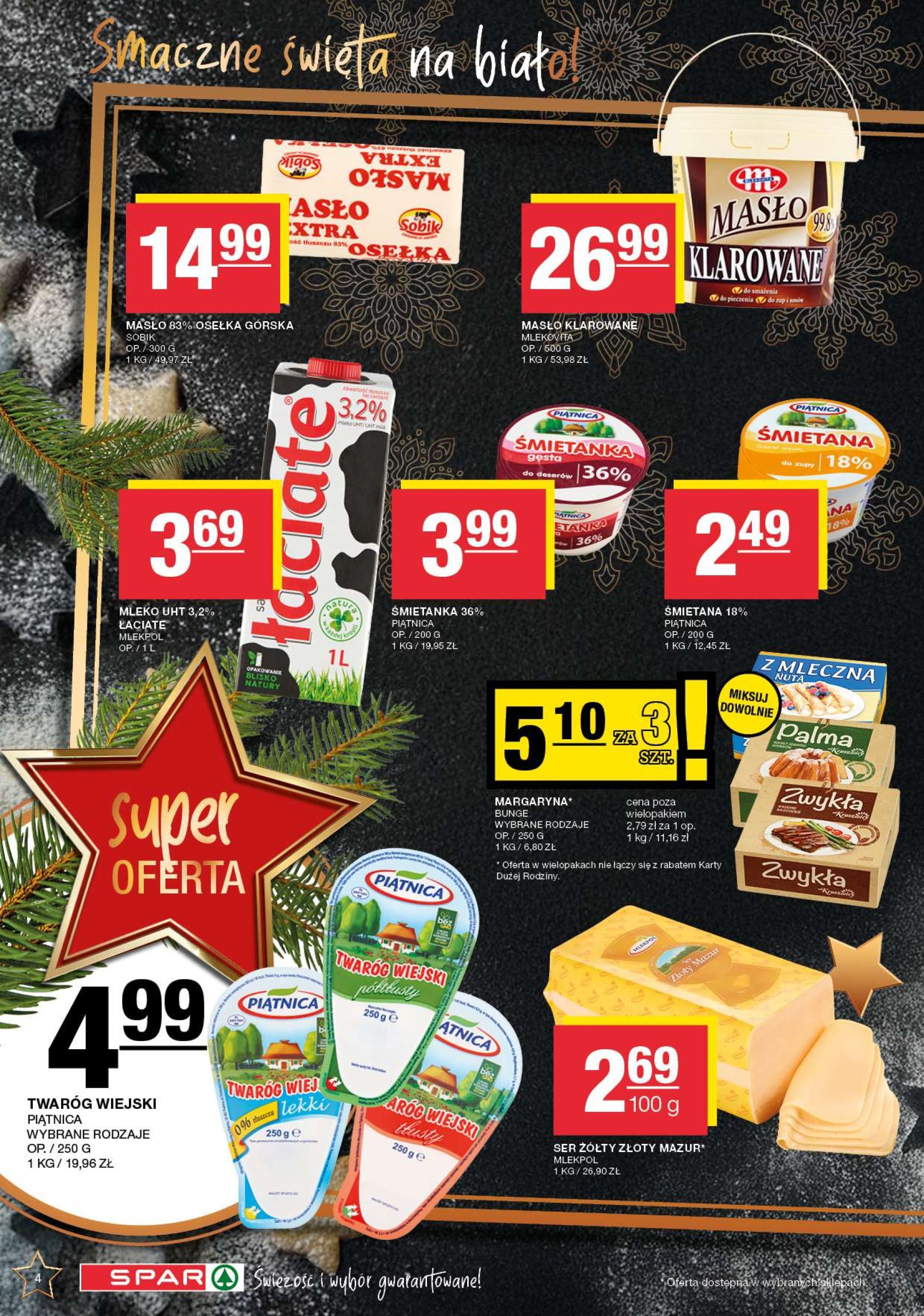 spar - SPAR gazetka ważna od 09.12. - 24.12. - page: 4