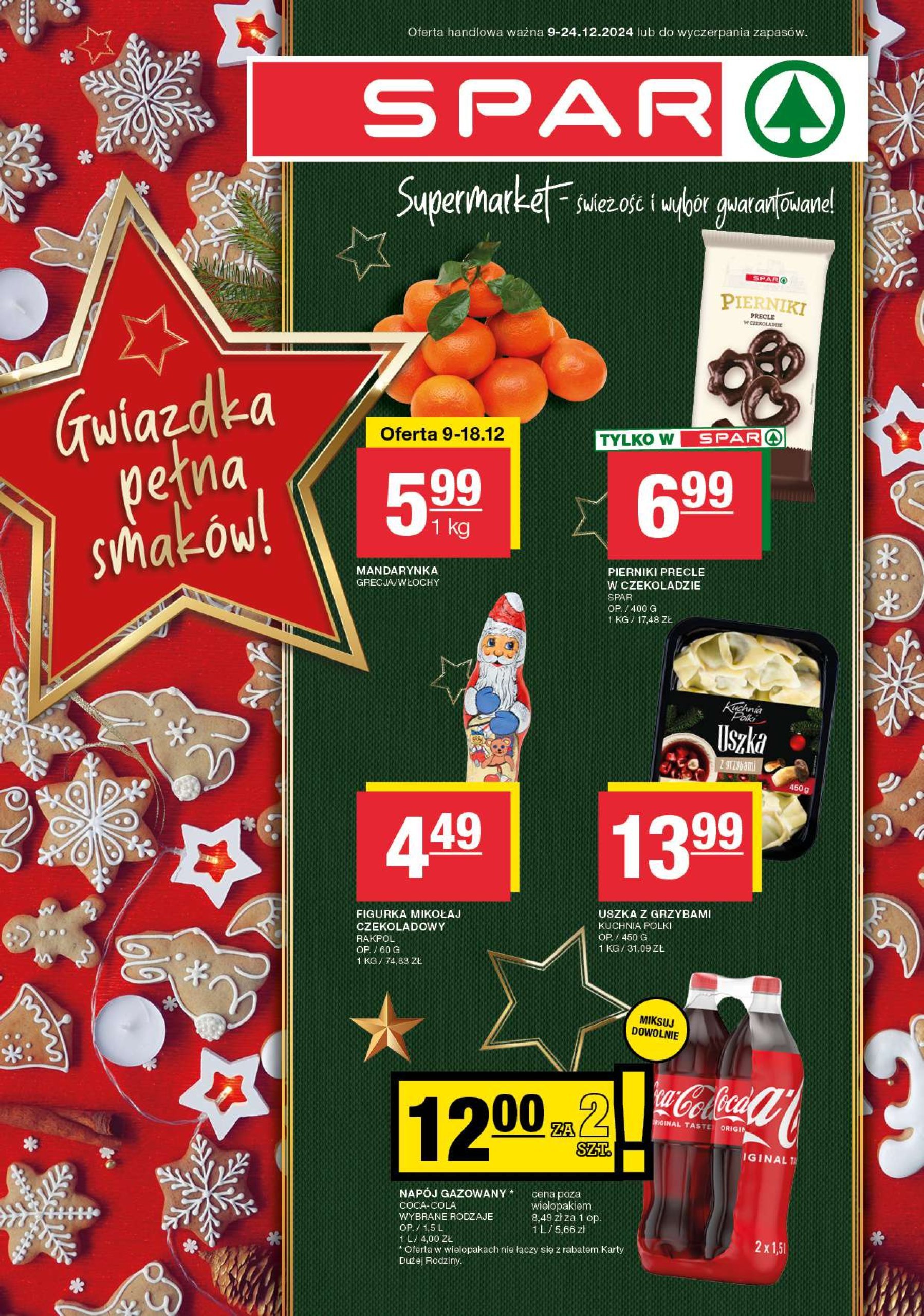 spar - SPAR gazetka ważna od 09.12. - 24.12.