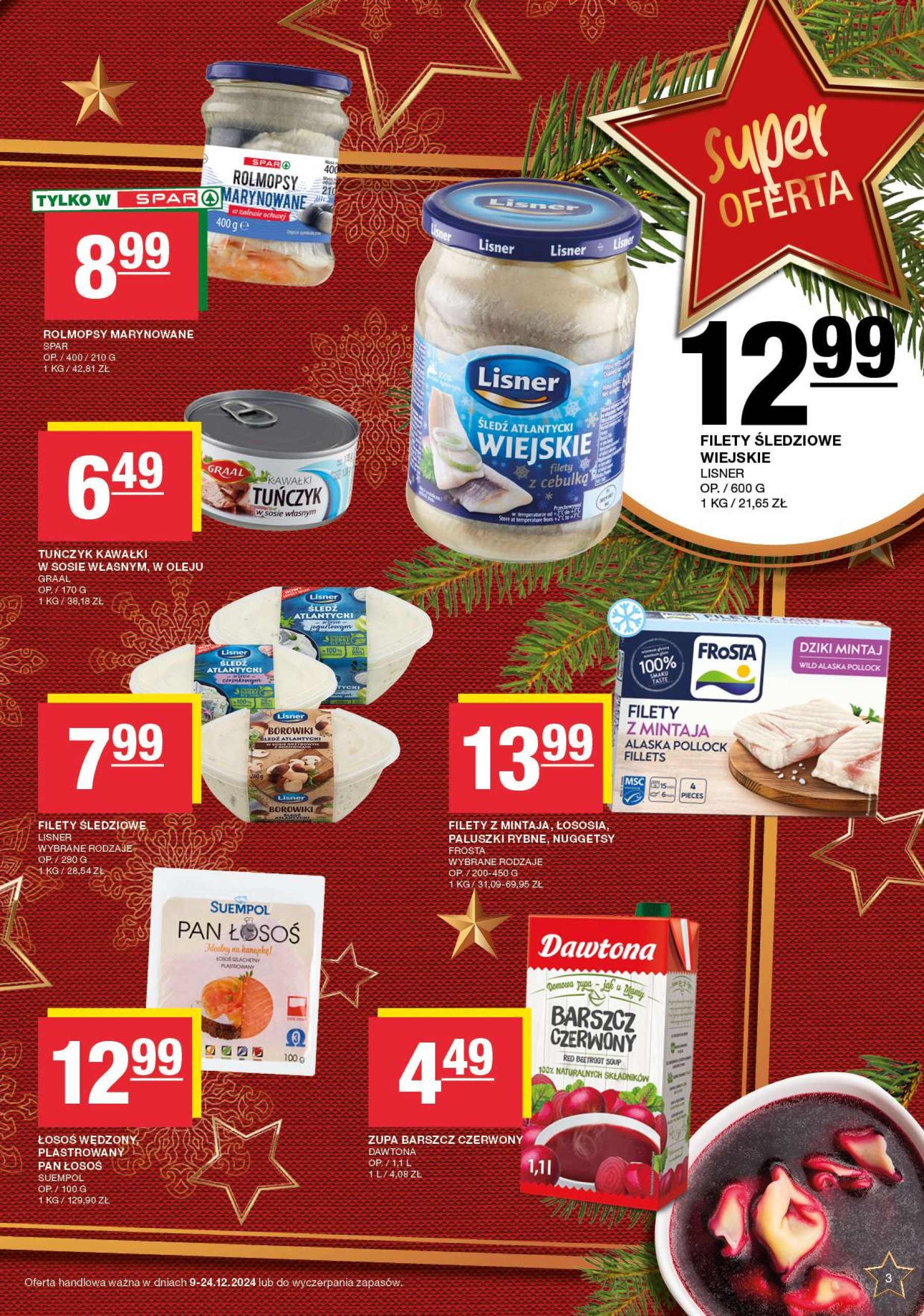 spar - SPAR gazetka ważna od 09.12. - 24.12. - page: 3