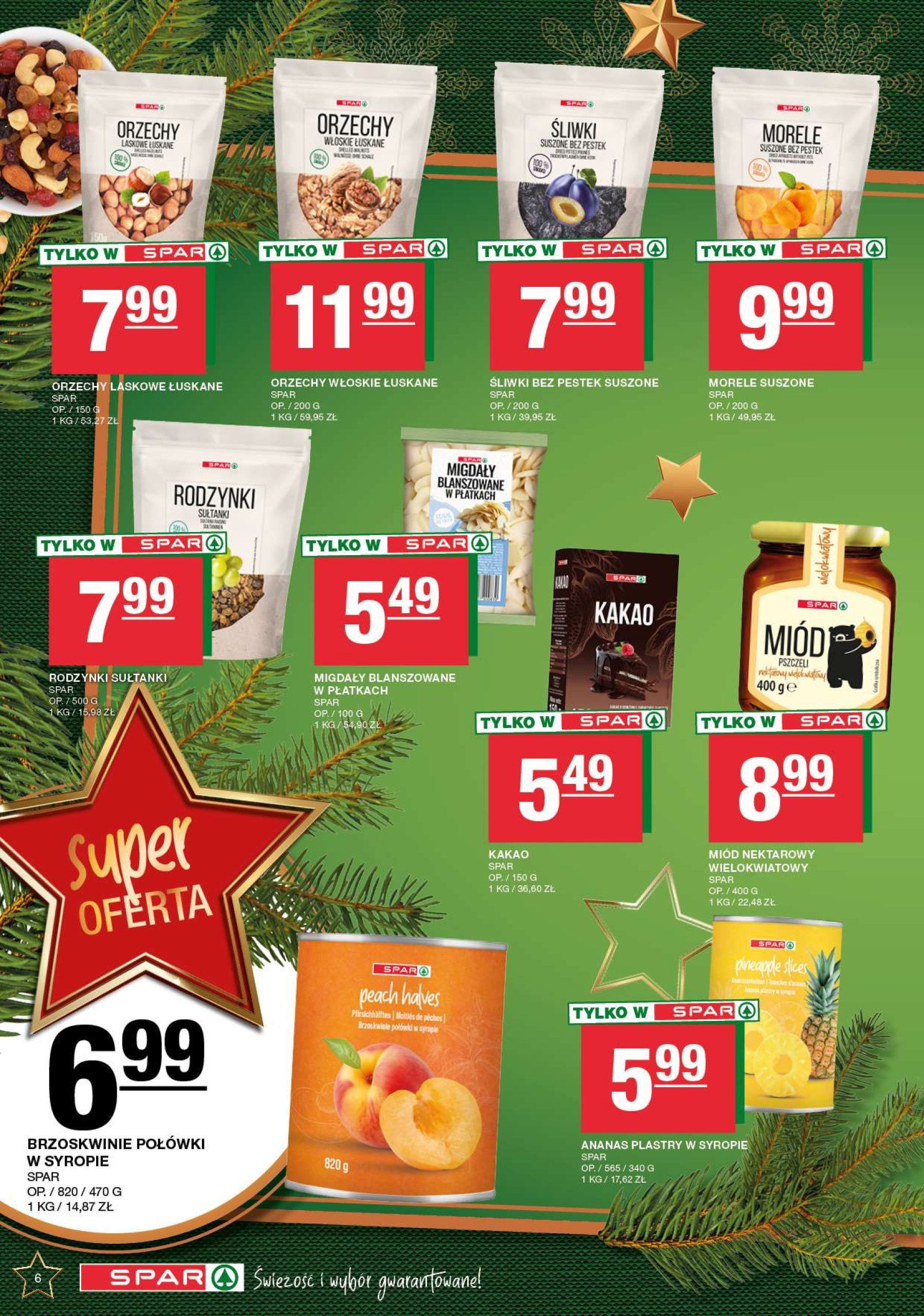 spar - SPAR gazetka ważna od 09.12. - 24.12. - page: 6