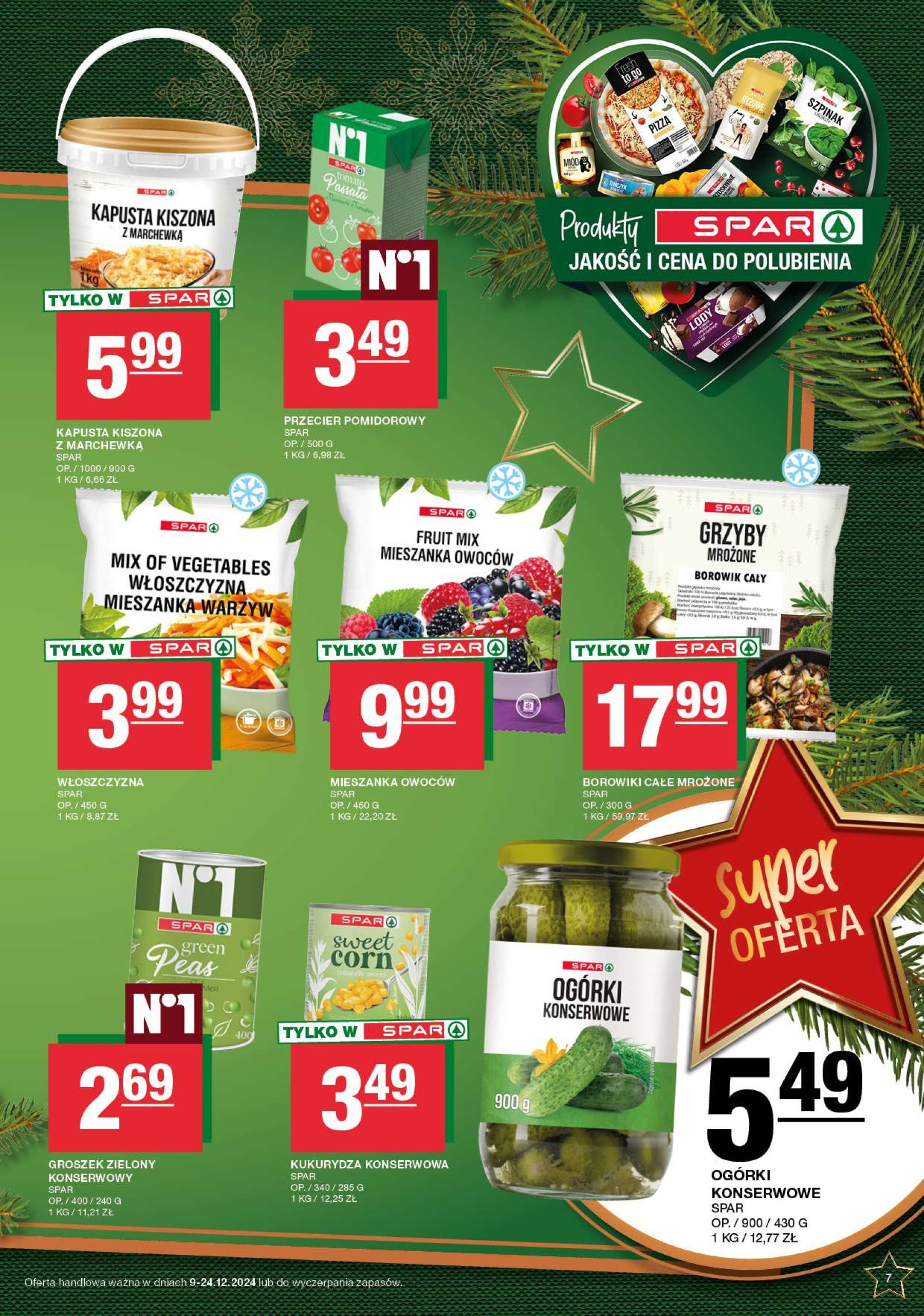 spar - SPAR gazetka ważna od 09.12. - 24.12. - page: 7