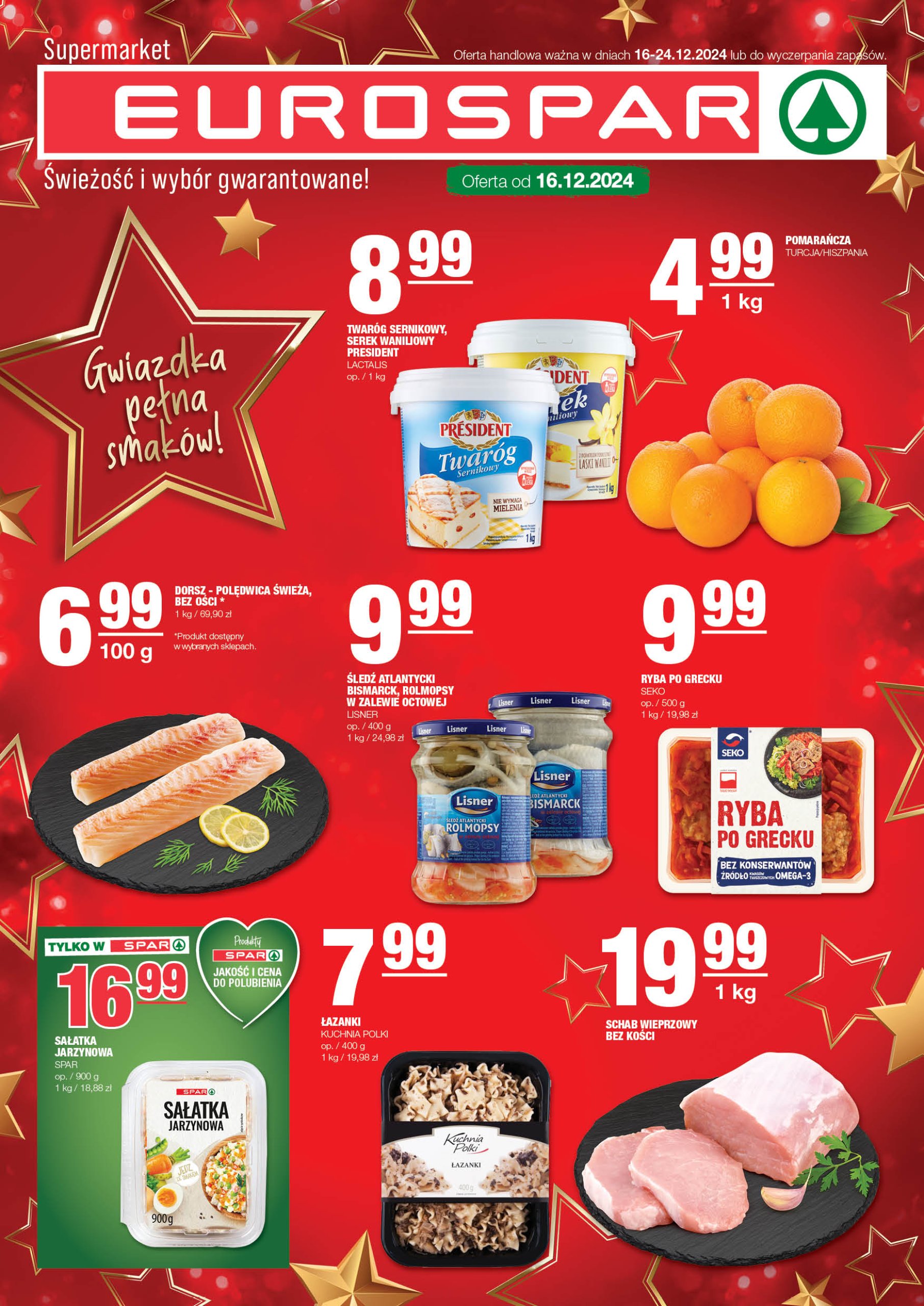 spar - EUROSPAR gazetka ważna od 16.12. - 24.12.