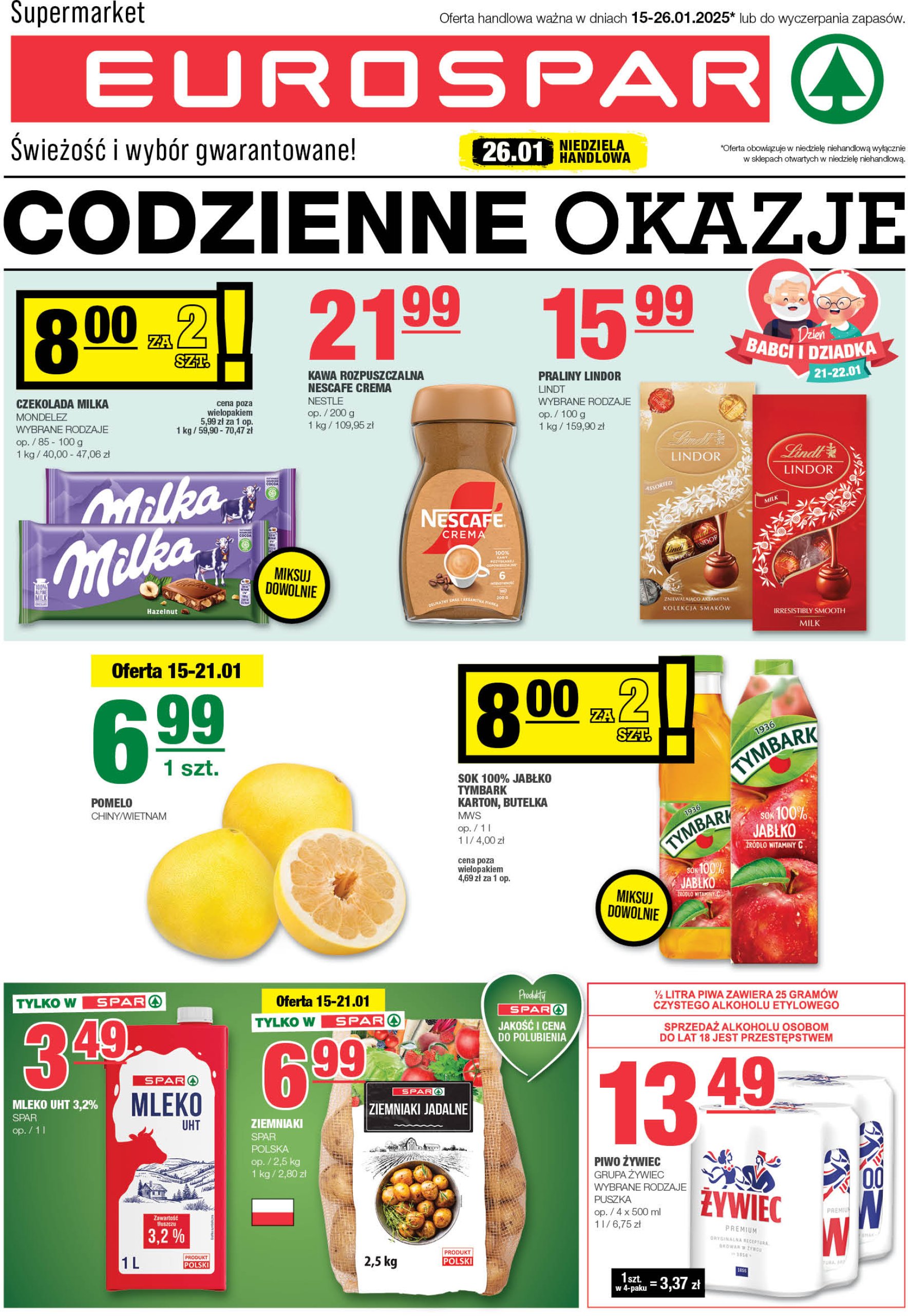 spar - EUROSPAR gazetka ważna od 15.01. - 26.01.