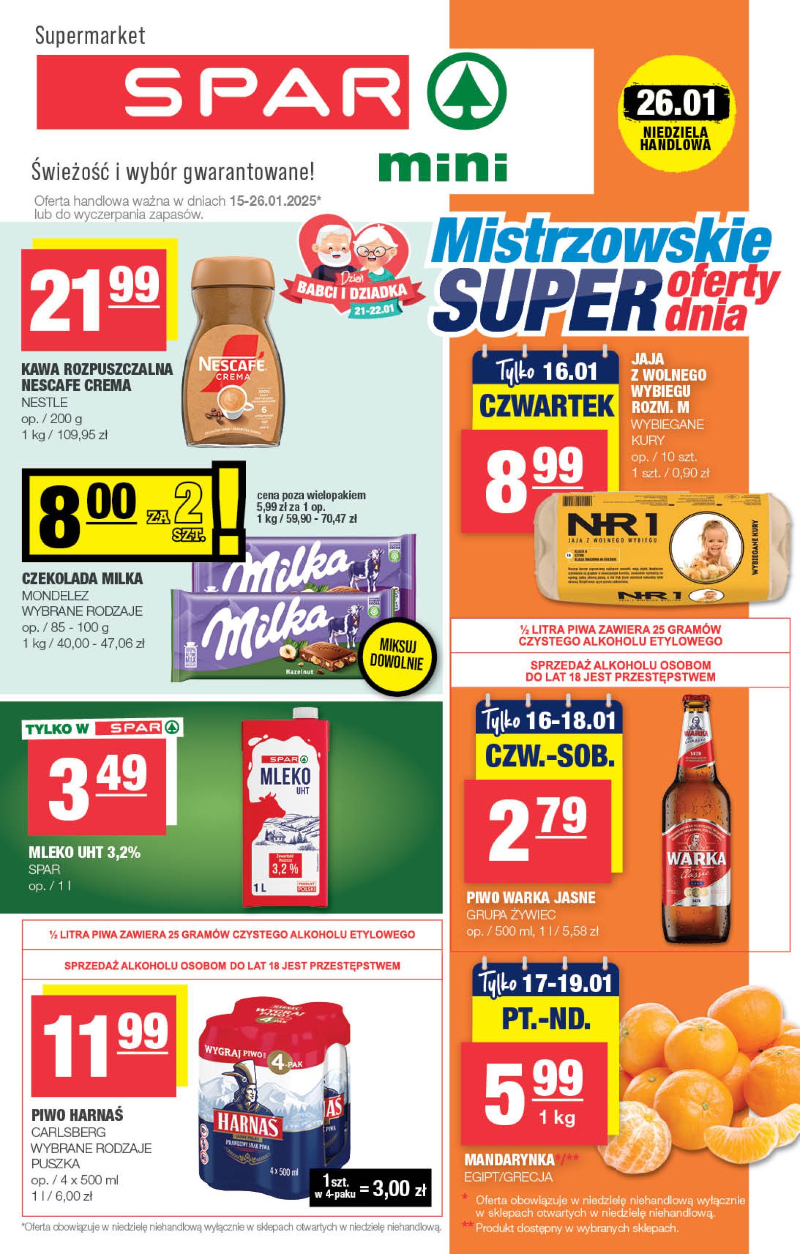 spar - SPAR - Mini gazetka ważna od 15.01. - 26.01.