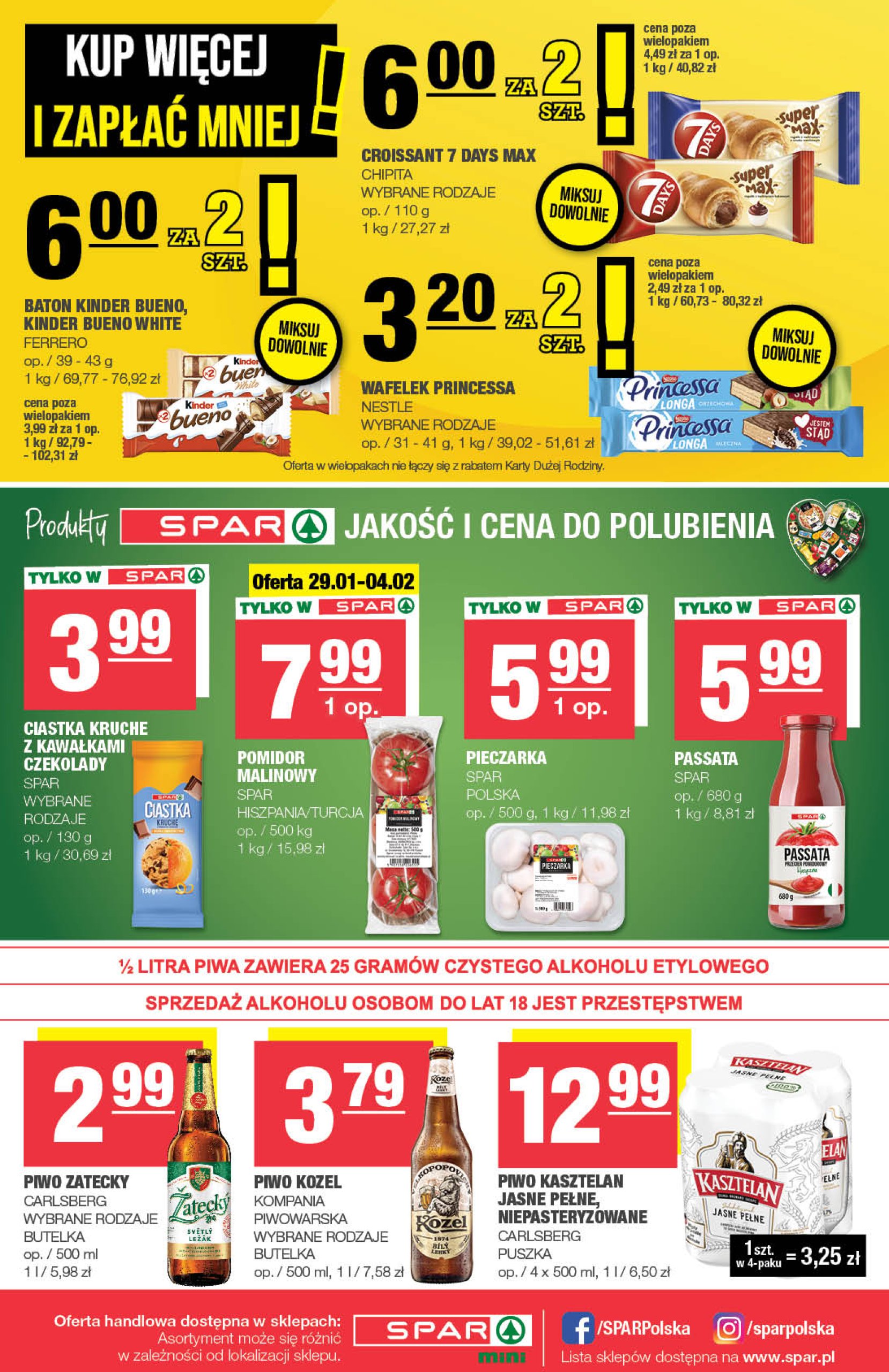 spar - SPAR - Mini gazetka ważna od 29.01. - 09.02. - page: 4