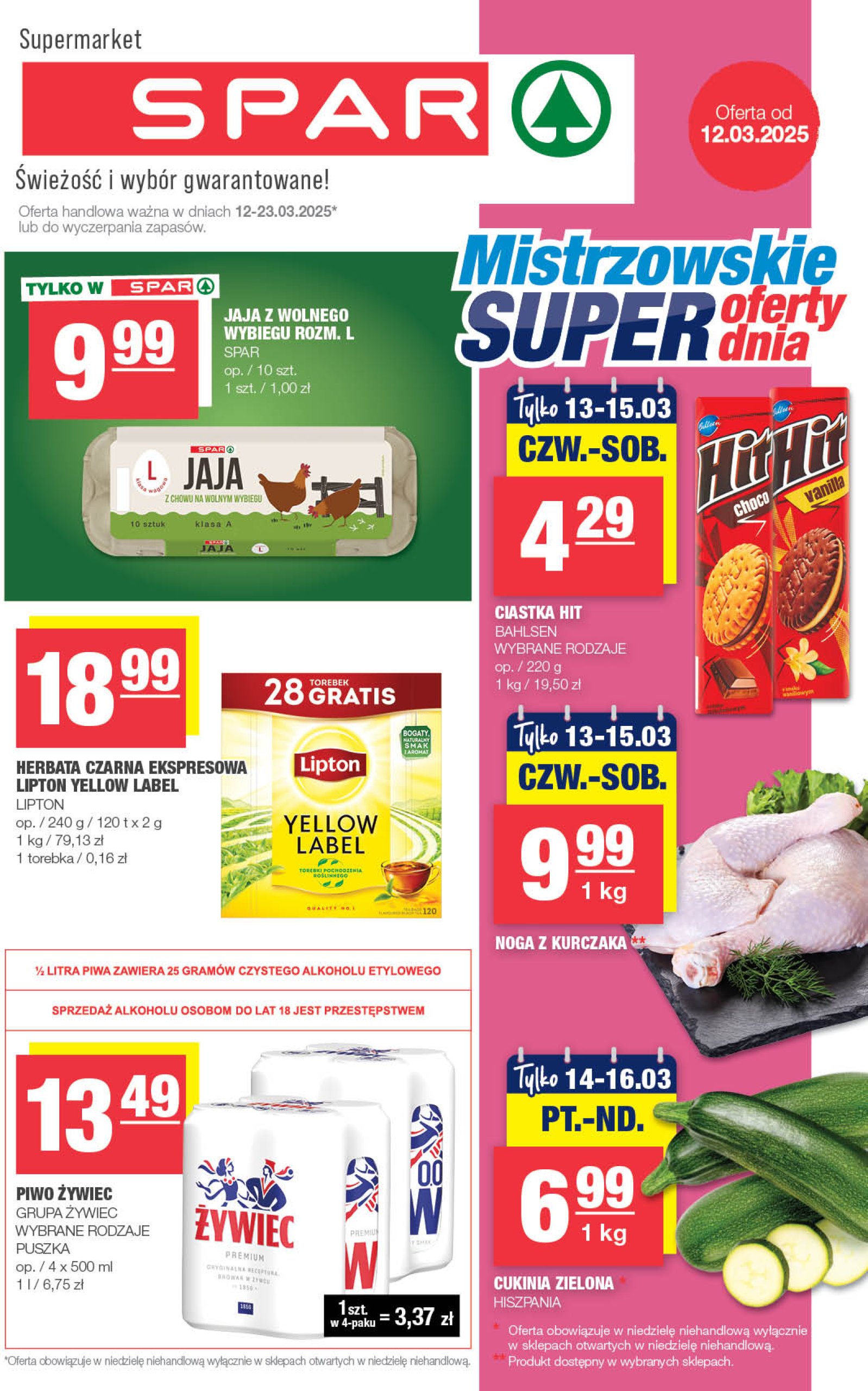 spar - SPAR gazetka ważna od 12.03. - 23.03.