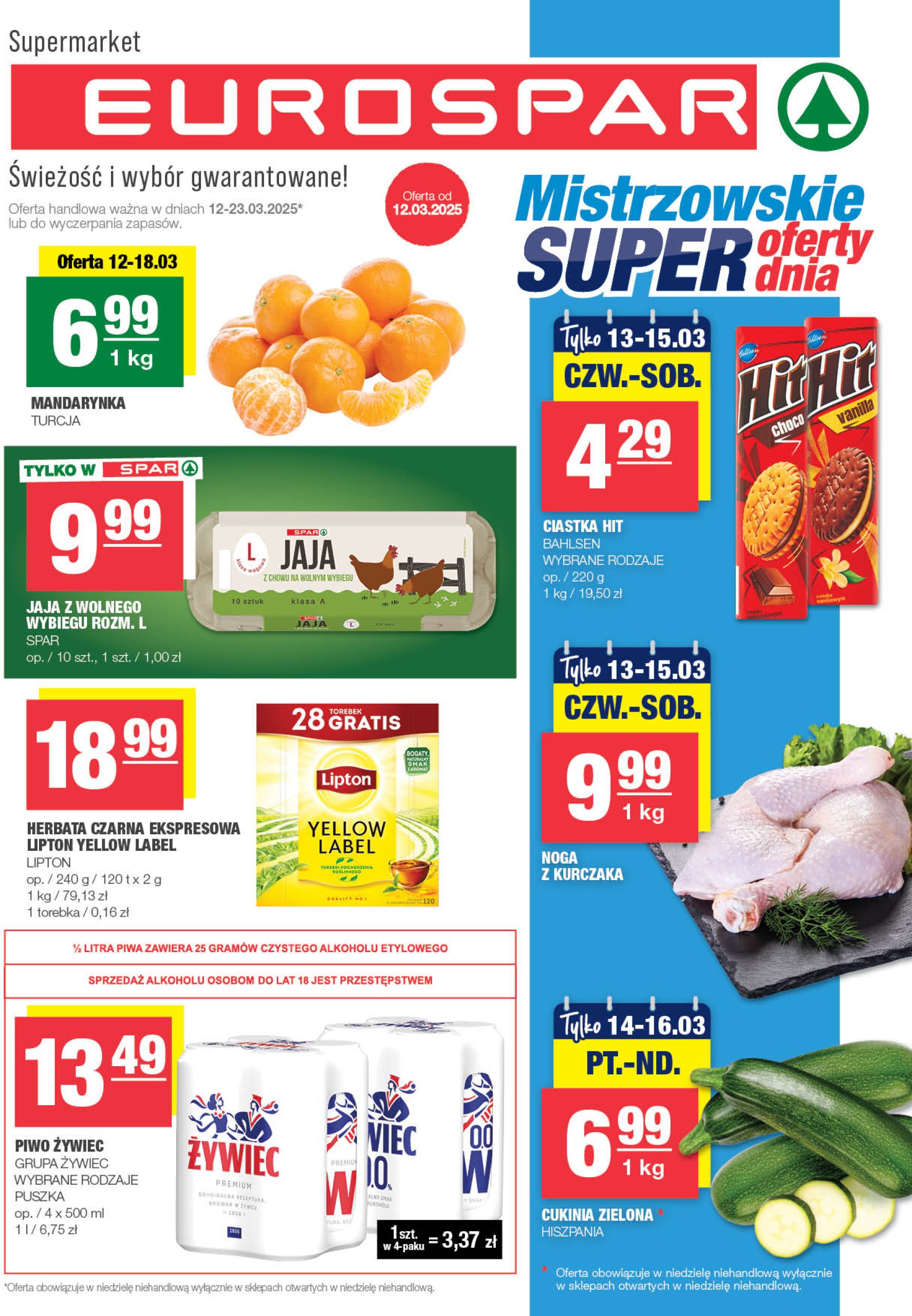 spar - EUROSPAR gazetka ważna od 12.03. - 23.03.